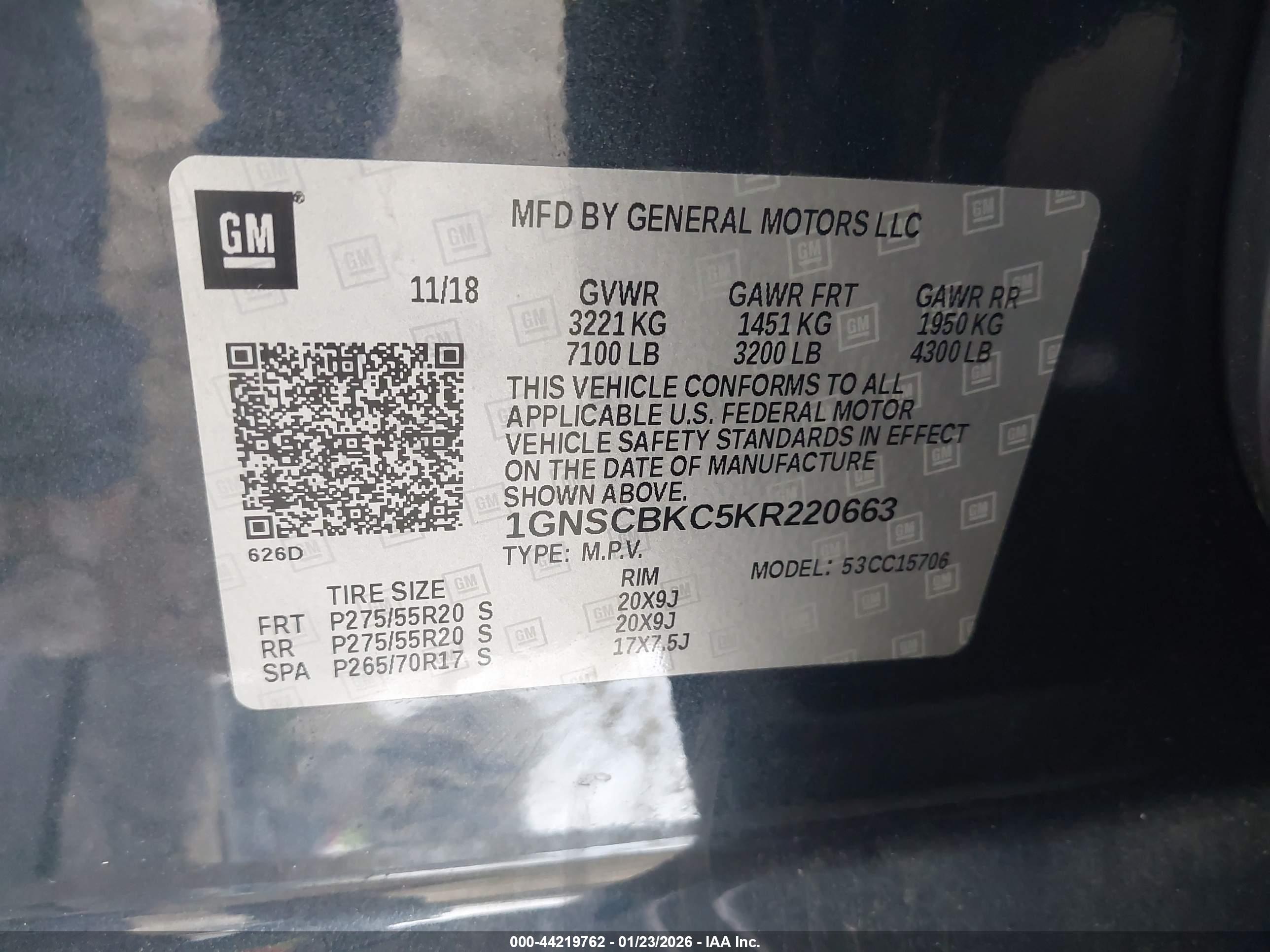 CHEVROLET TAHOE image 9