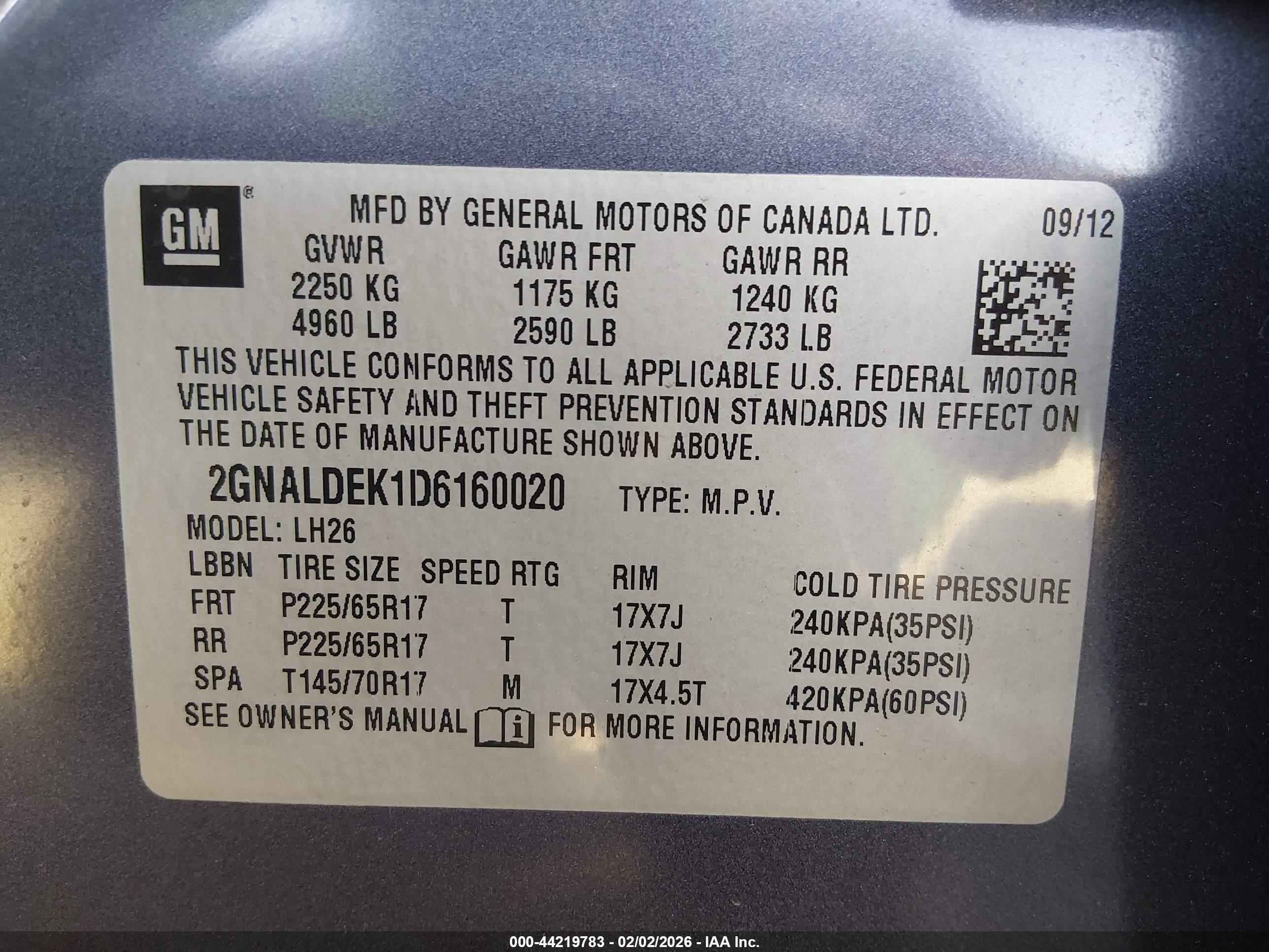 CHEVROLET EQUINOX image 9