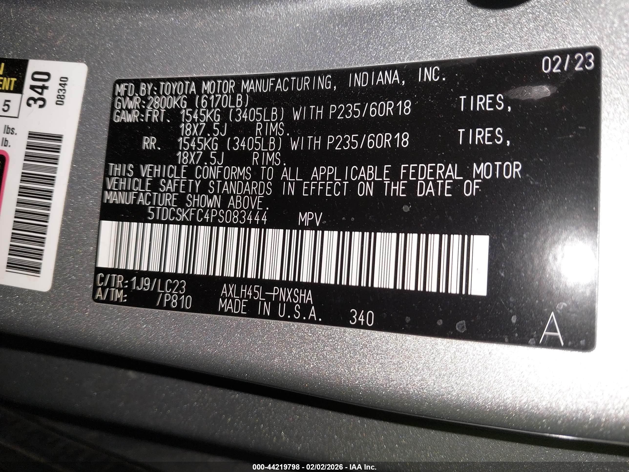 TOYOTA SIENNA image 9