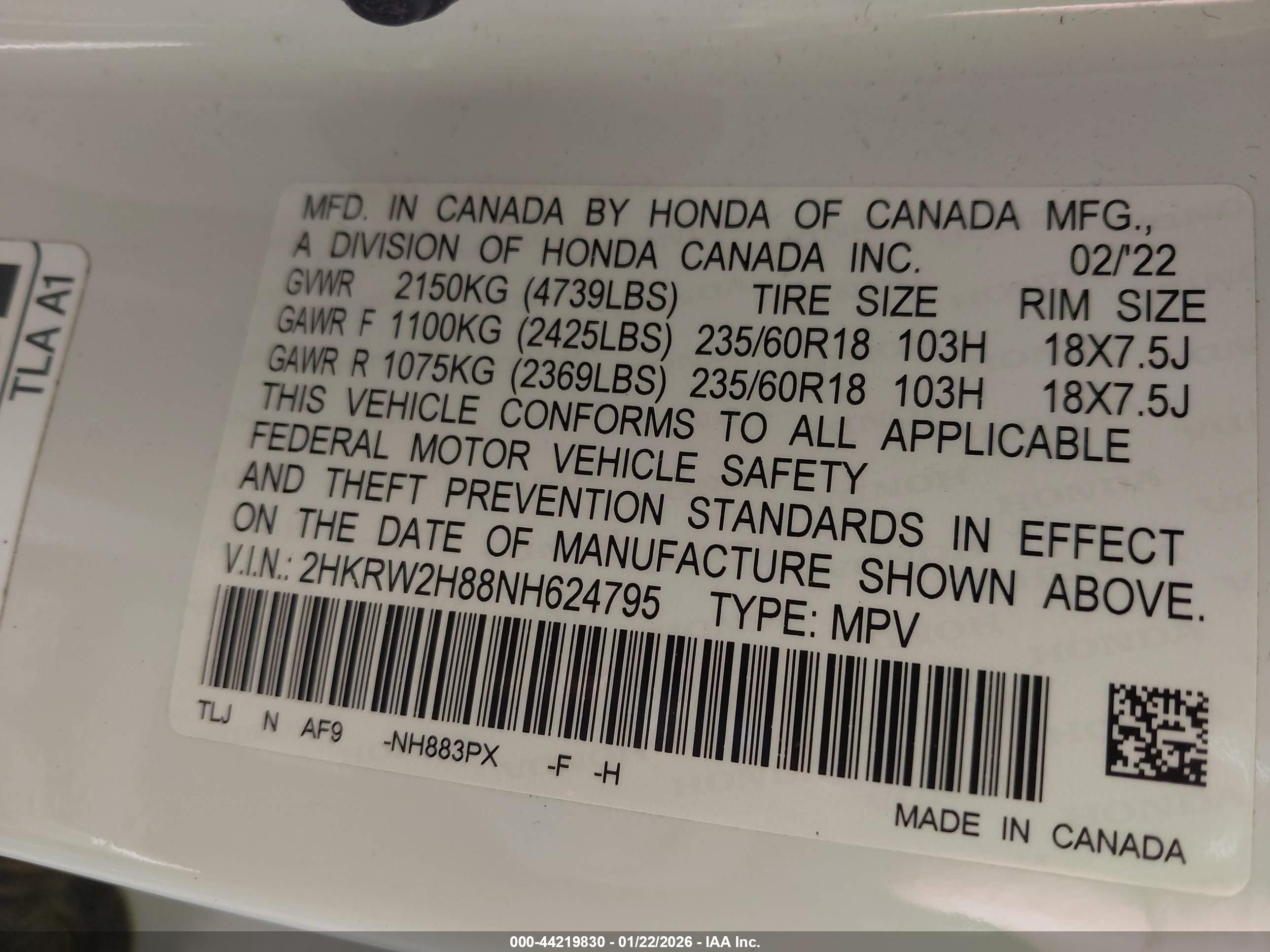 HONDA CR-V image 9