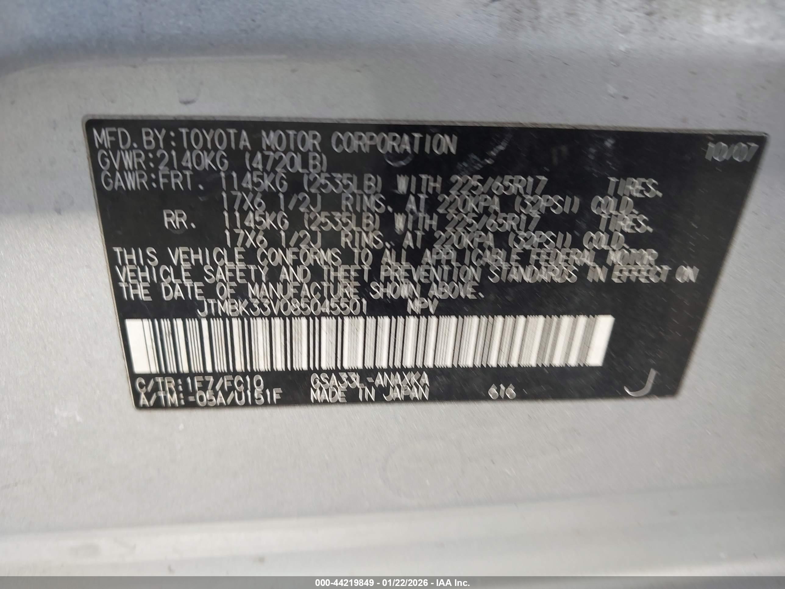TOYOTA RAV4 image 9