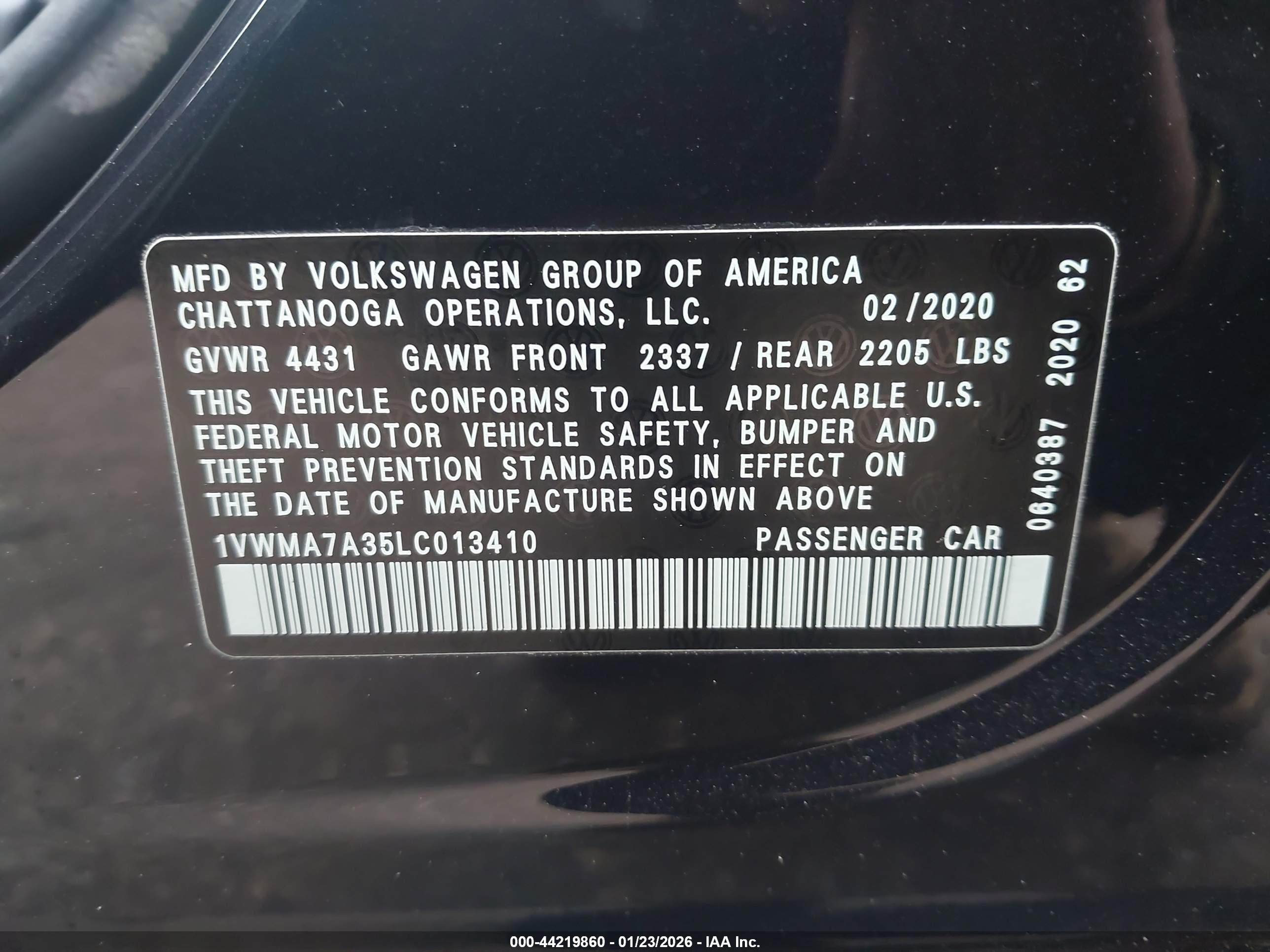 VOLKSWAGEN PASSAT image 9