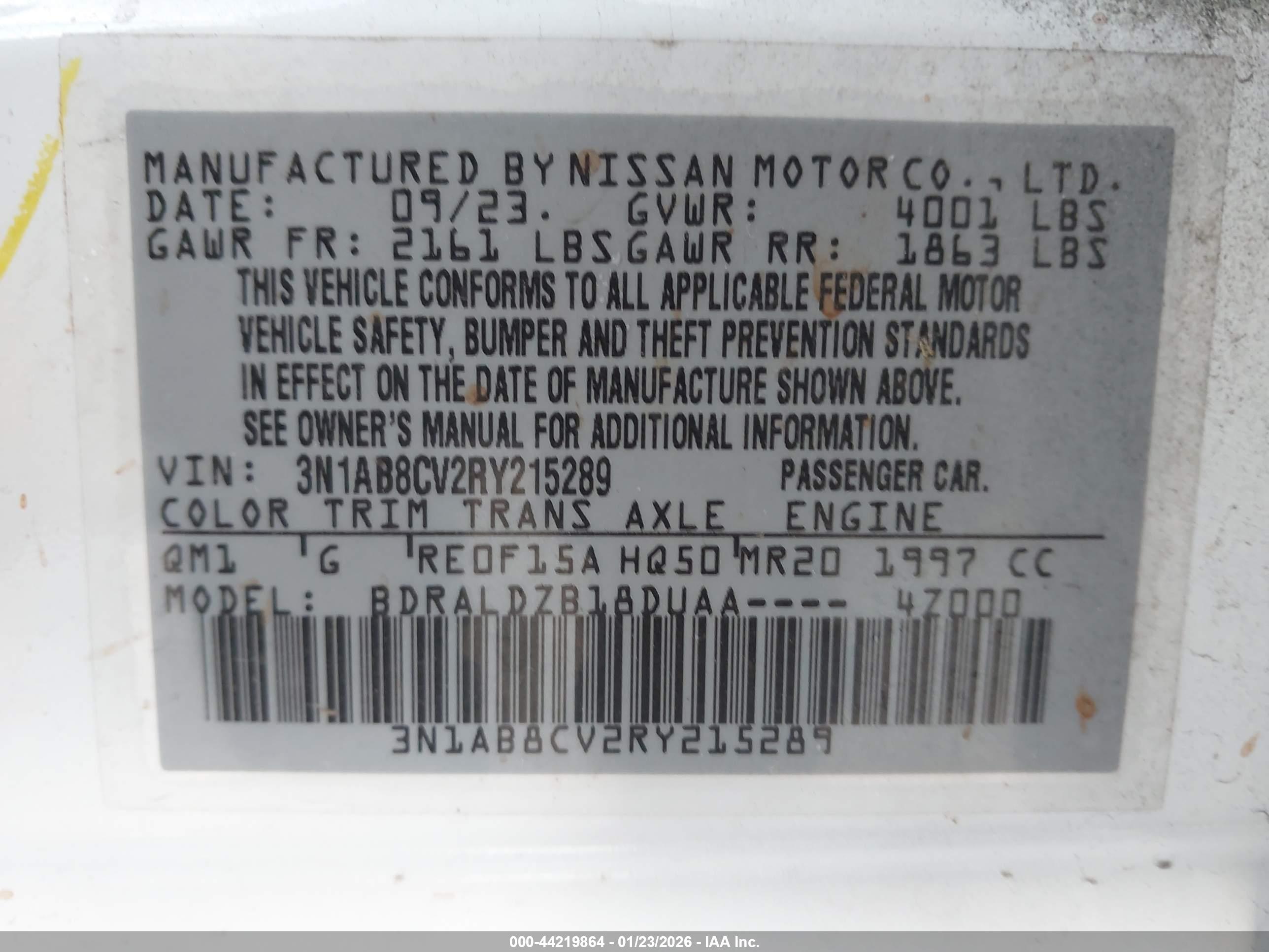NISSAN SENTRA image 9
