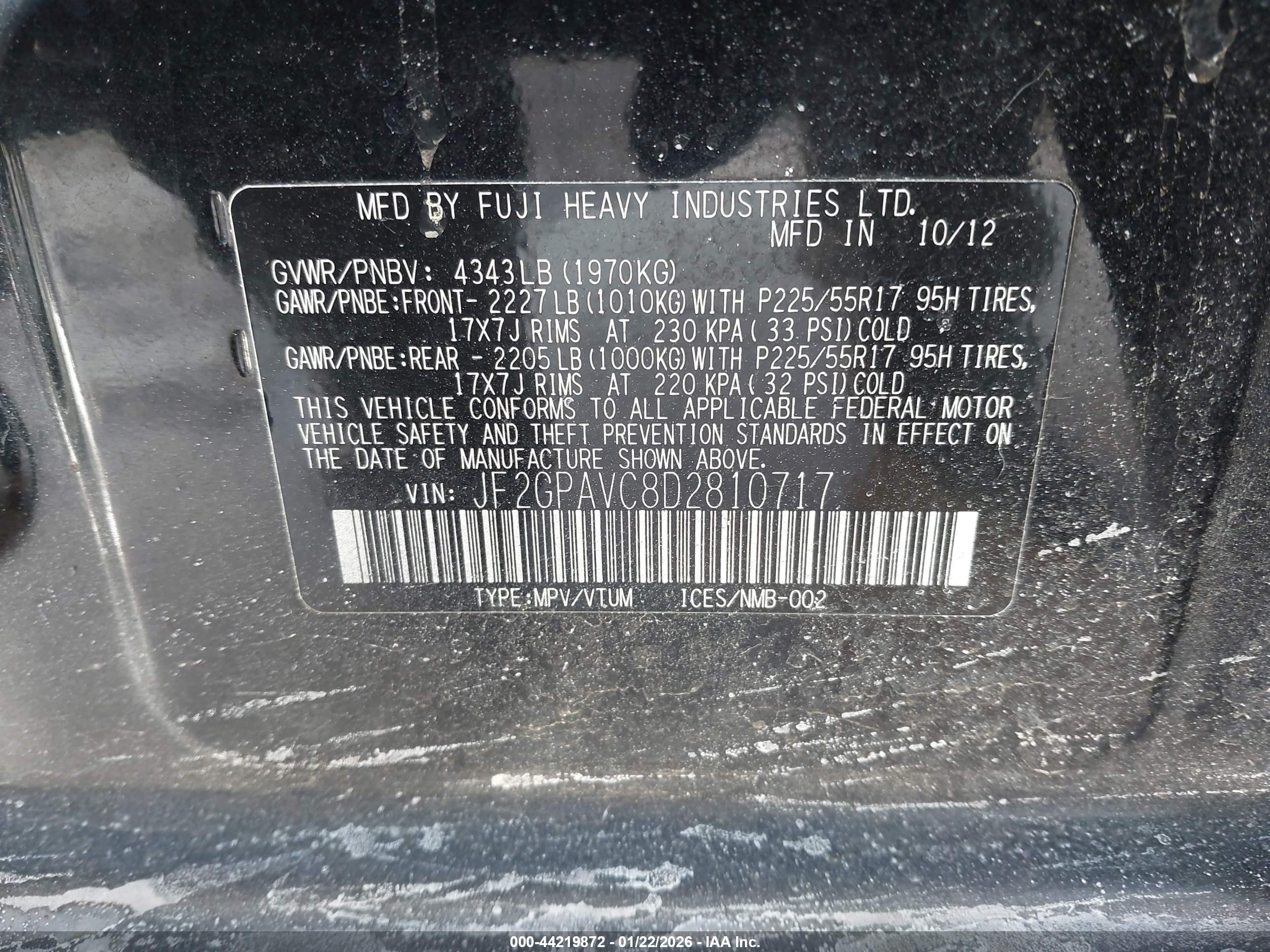 SUBARU XV image 9