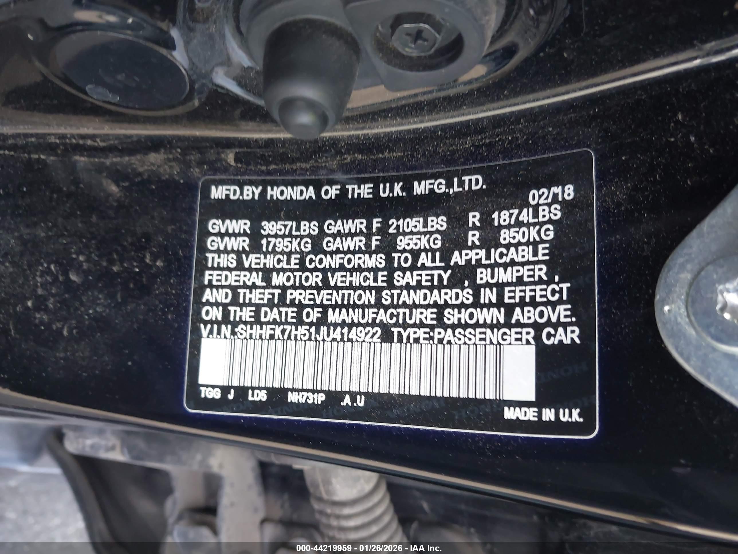HONDA CIVIC image 9