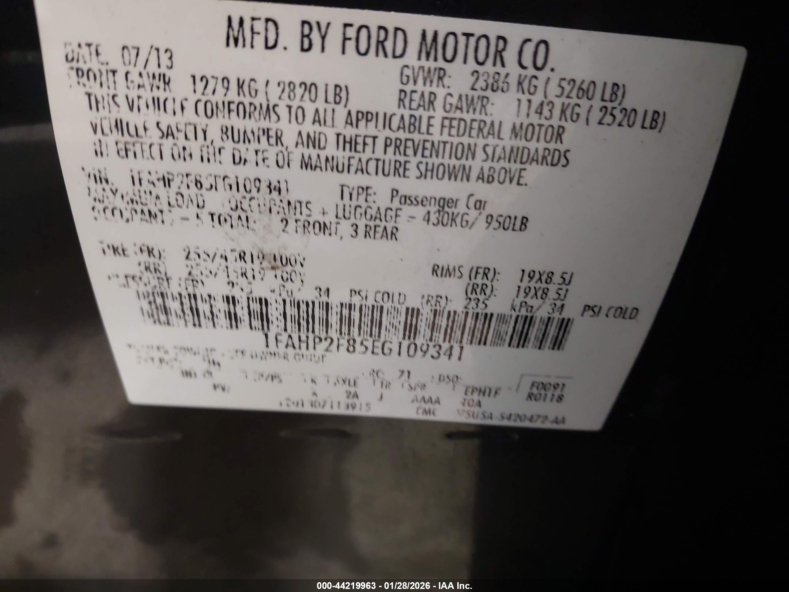 FORD TAURUS image 9