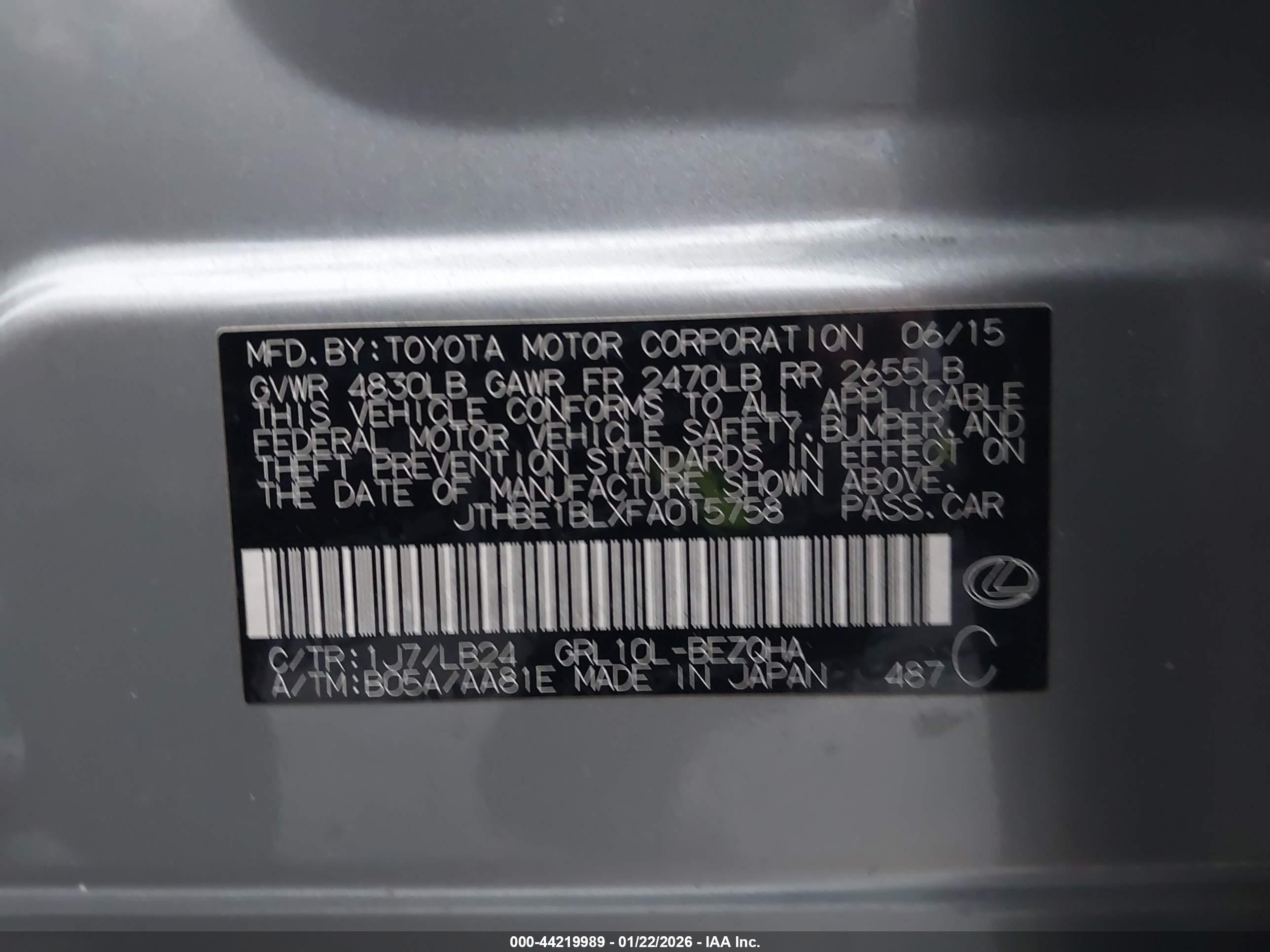 LEXUS GS image 9