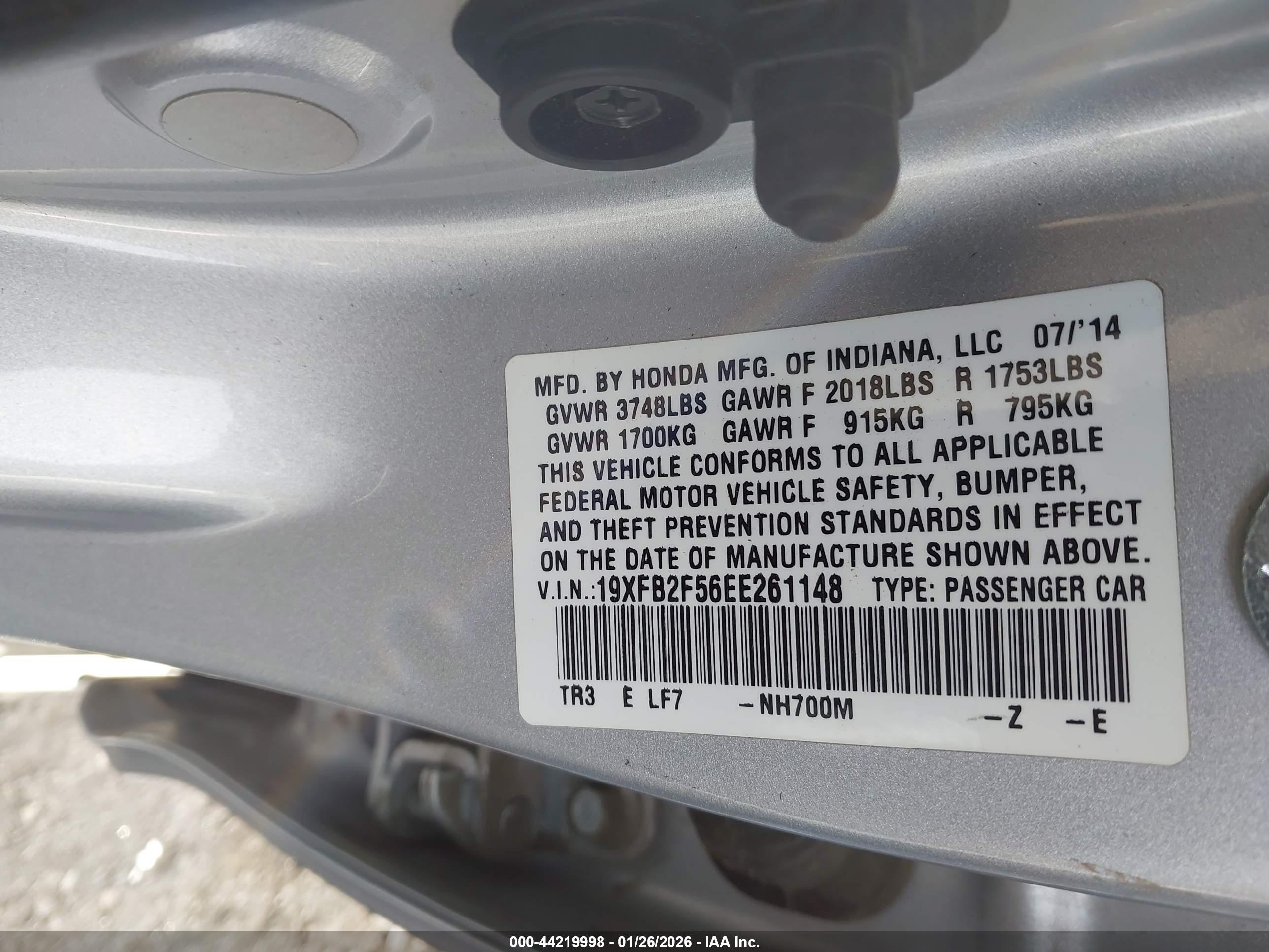 HONDA CIVIC image 9