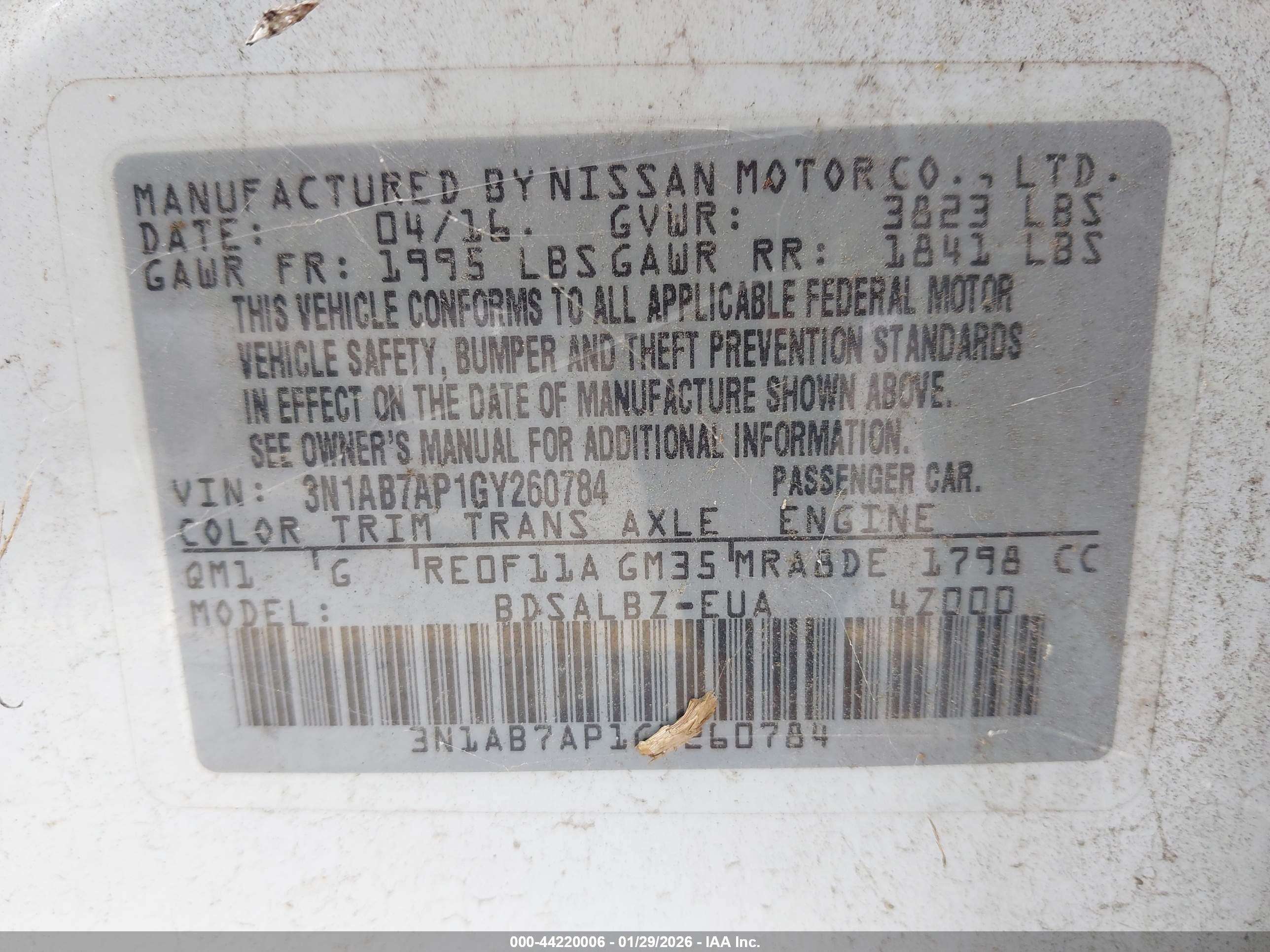 NISSAN SENTRA image 9