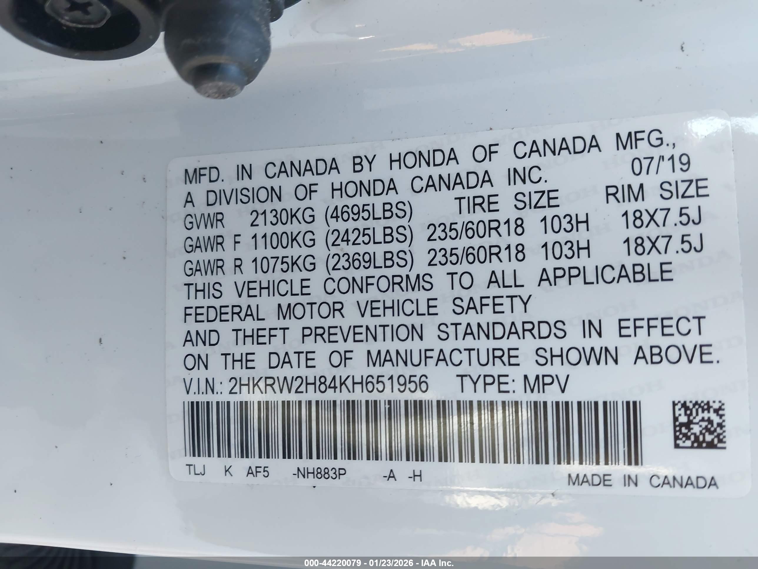 HONDA CR-V image 9
