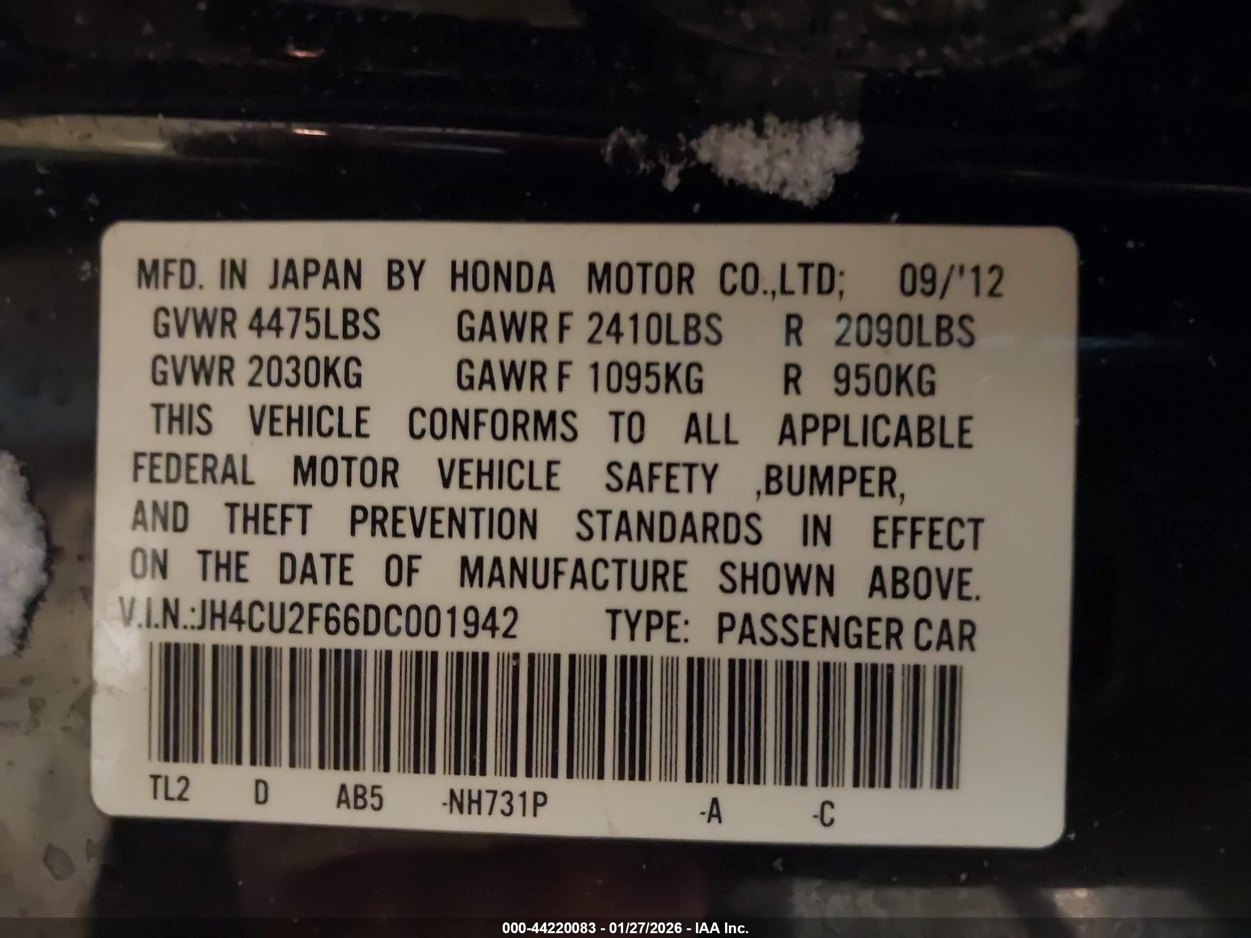 ACURA TSX image 9