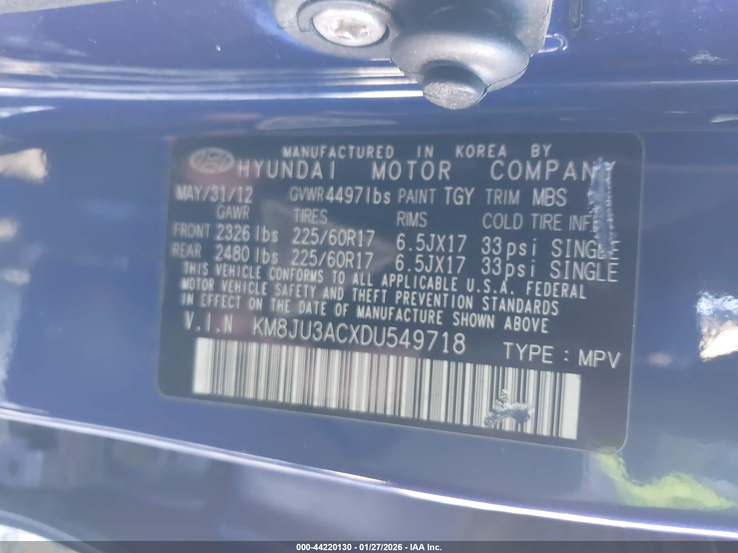 HYUNDAI TUCSON image 9