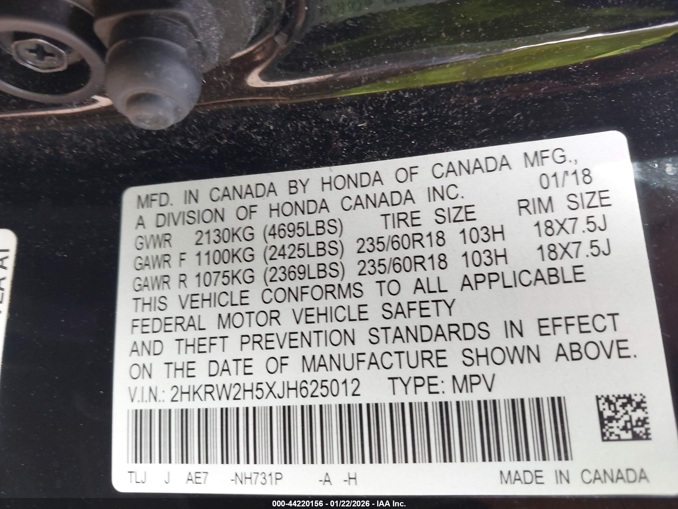 HONDA CR-V image 9