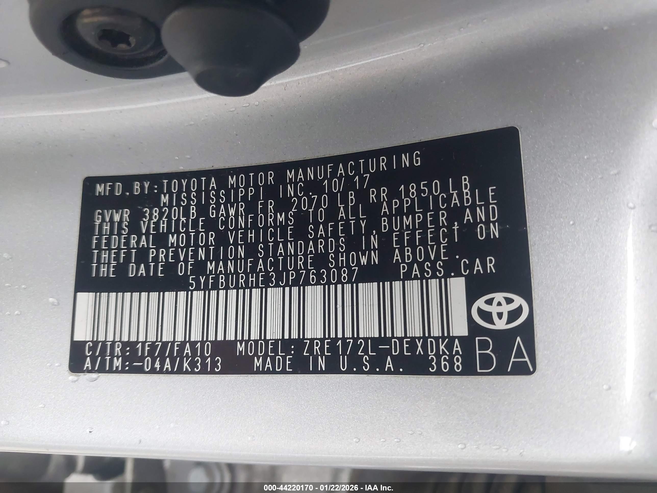 TOYOTA COROLLA image 9