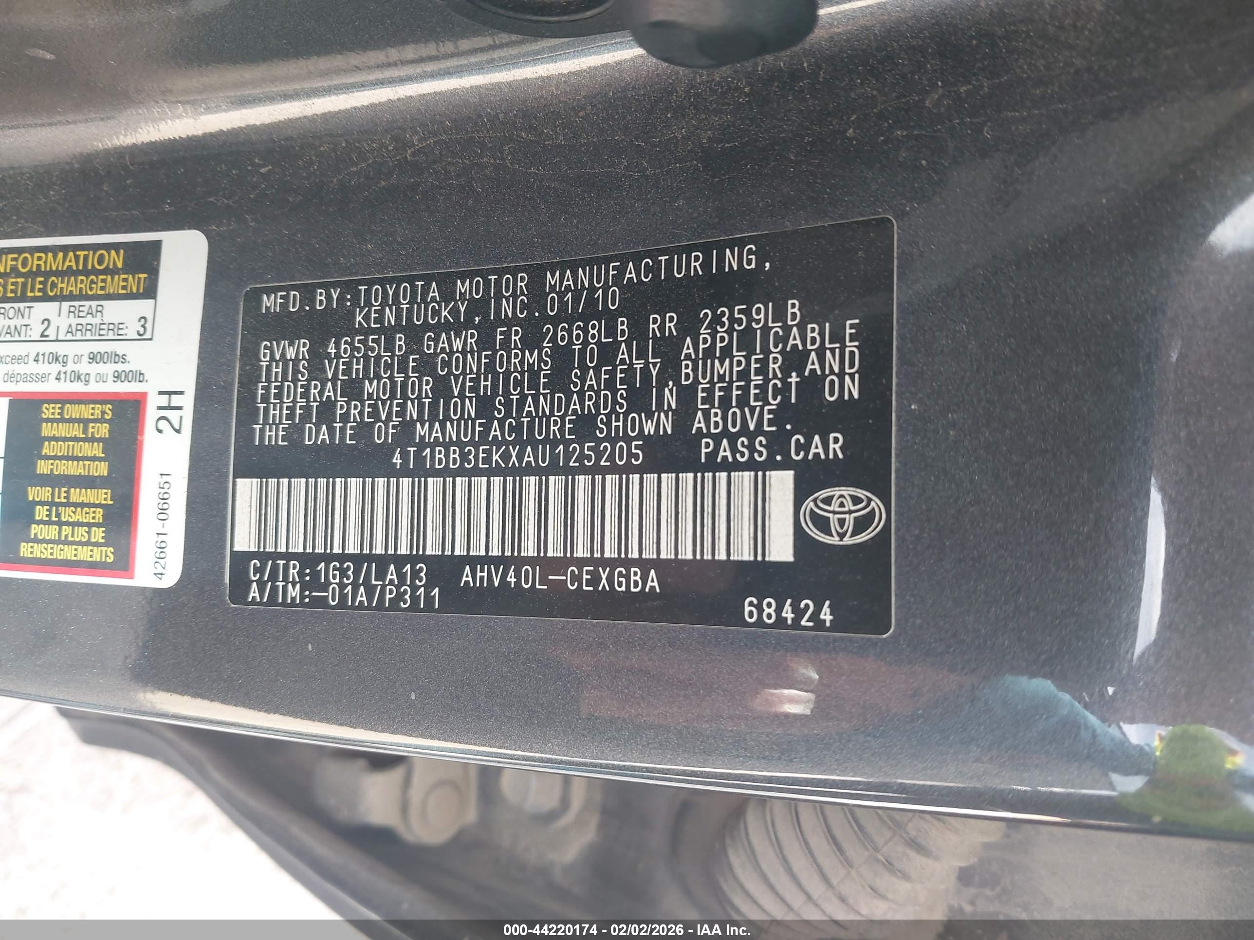 TOYOTA CAMRY image 9