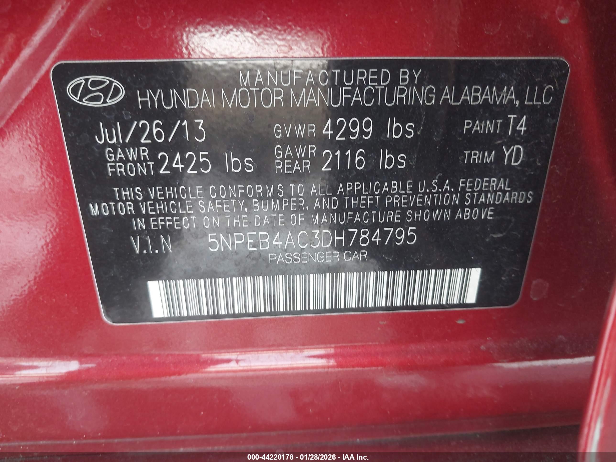 HYUNDAI SONATA image 9