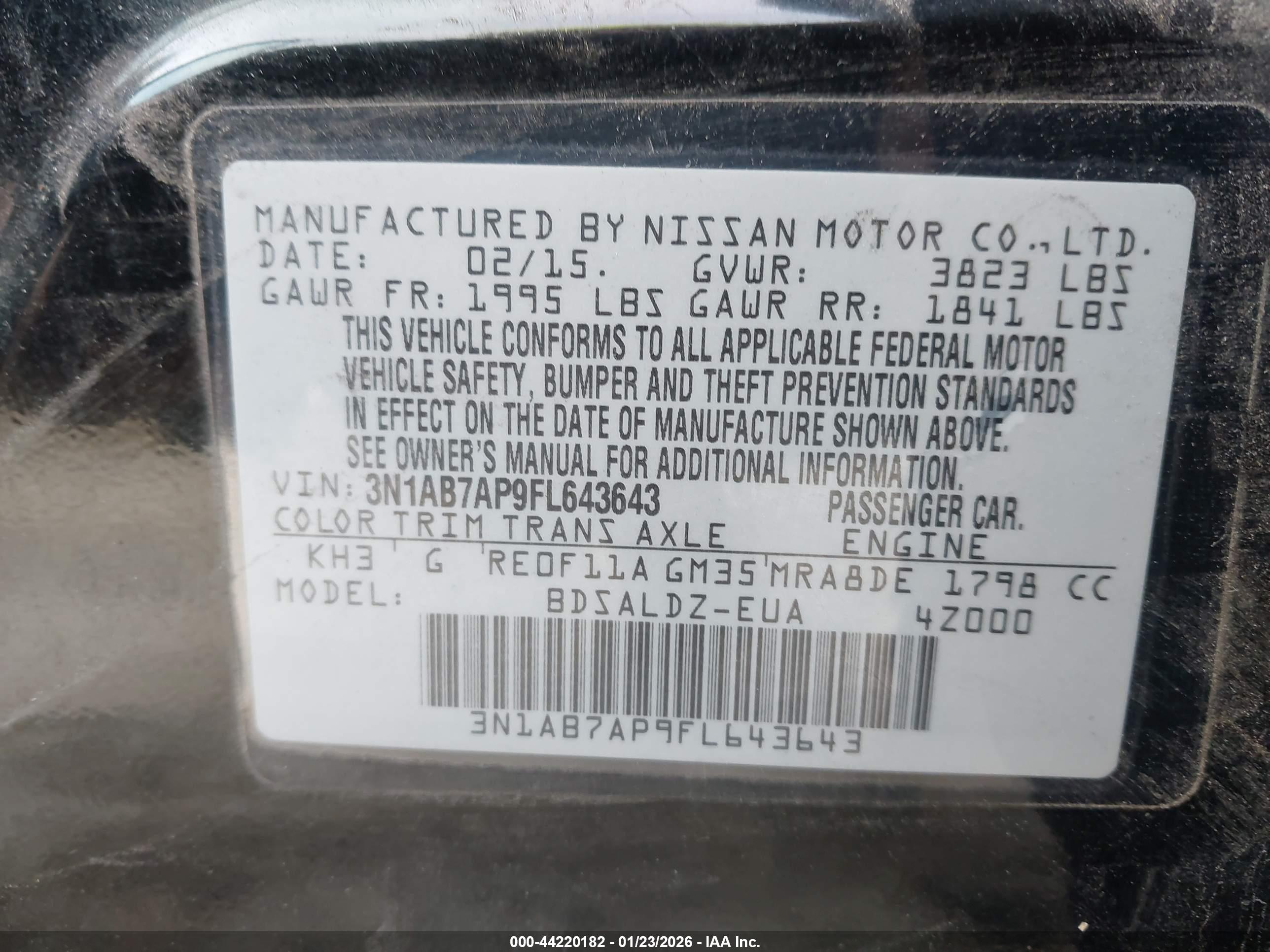 NISSAN SENTRA image 9