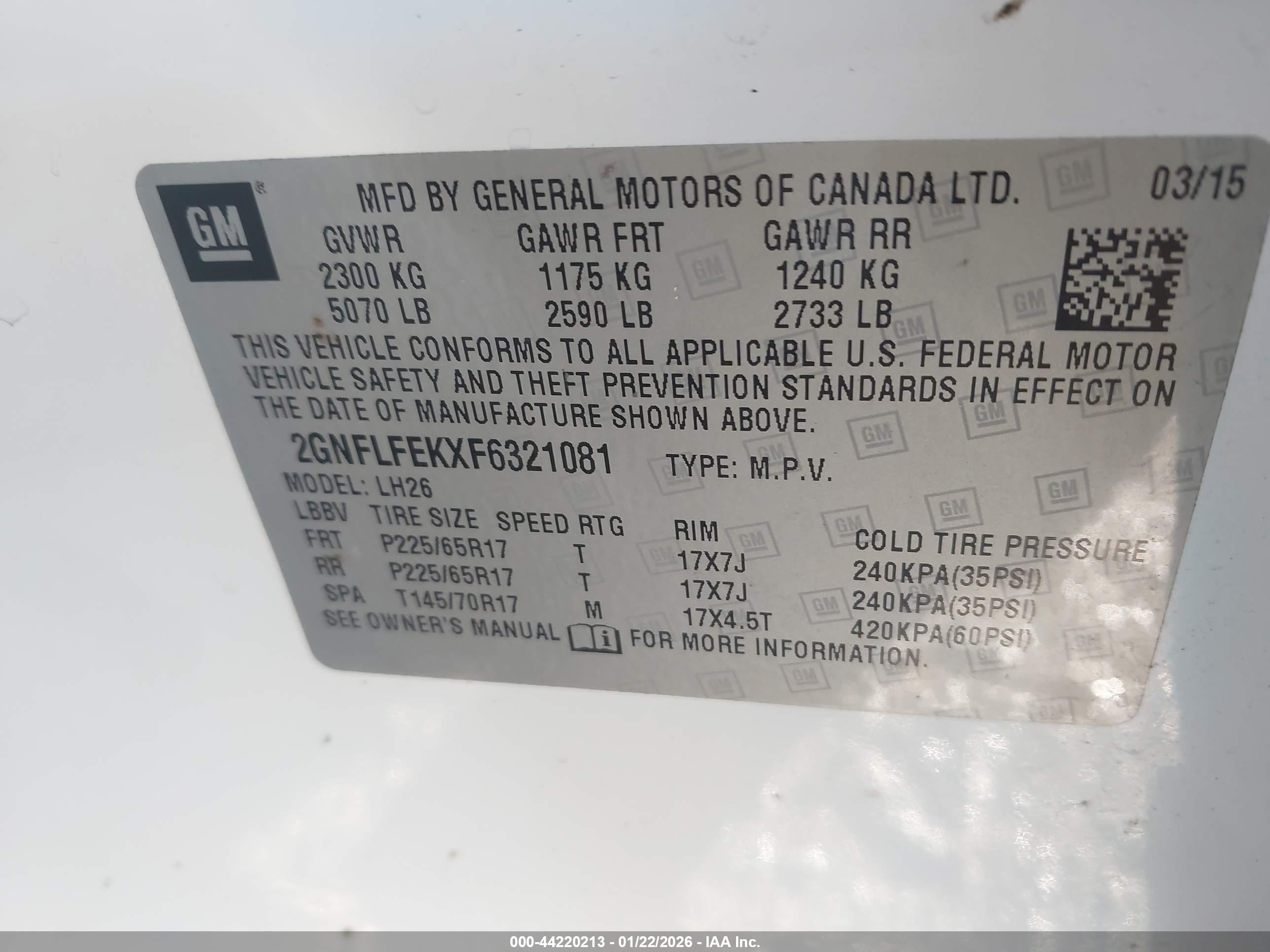 CHEVROLET EQUINOX image 9