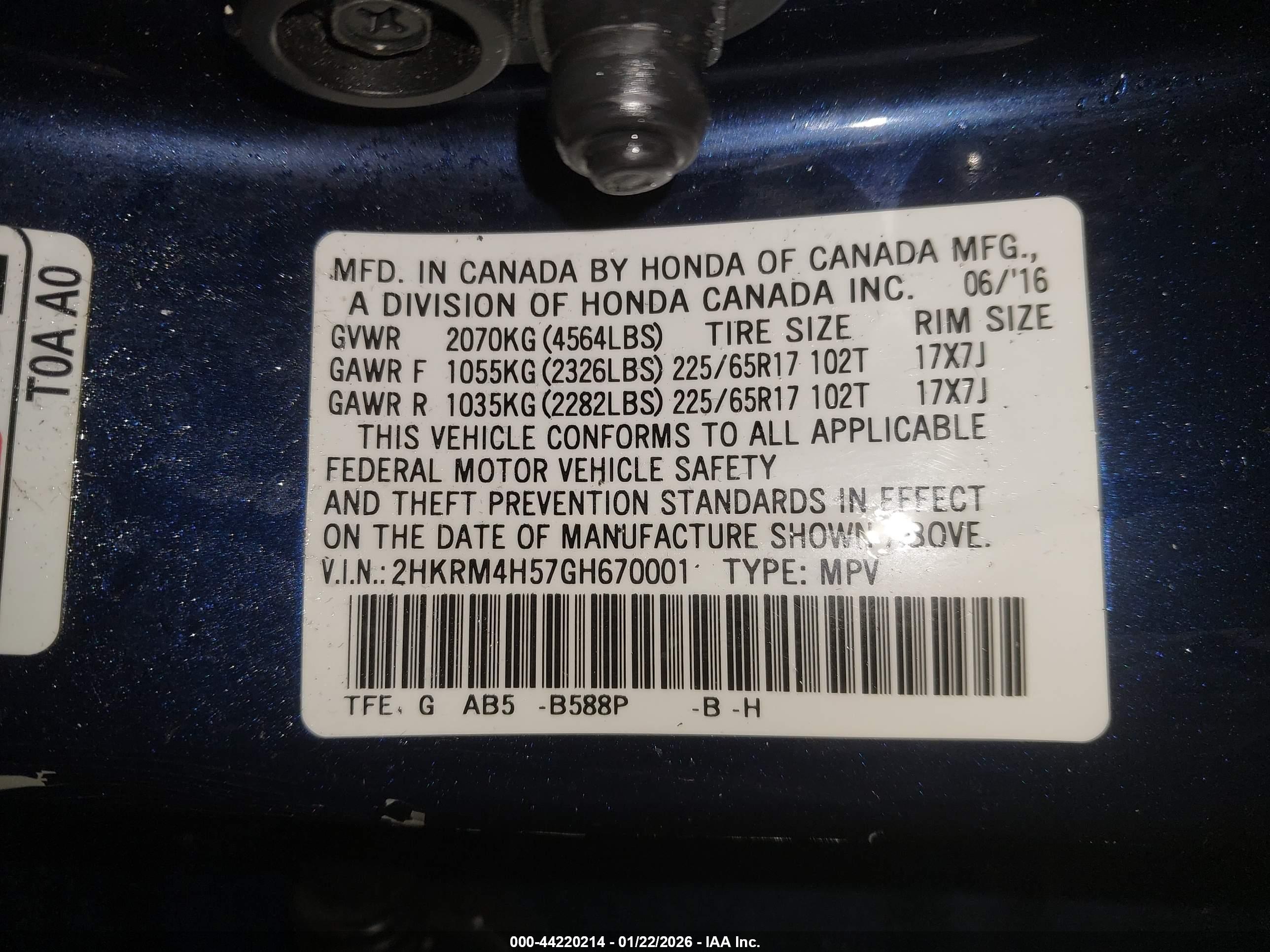 HONDA CR-V image 9