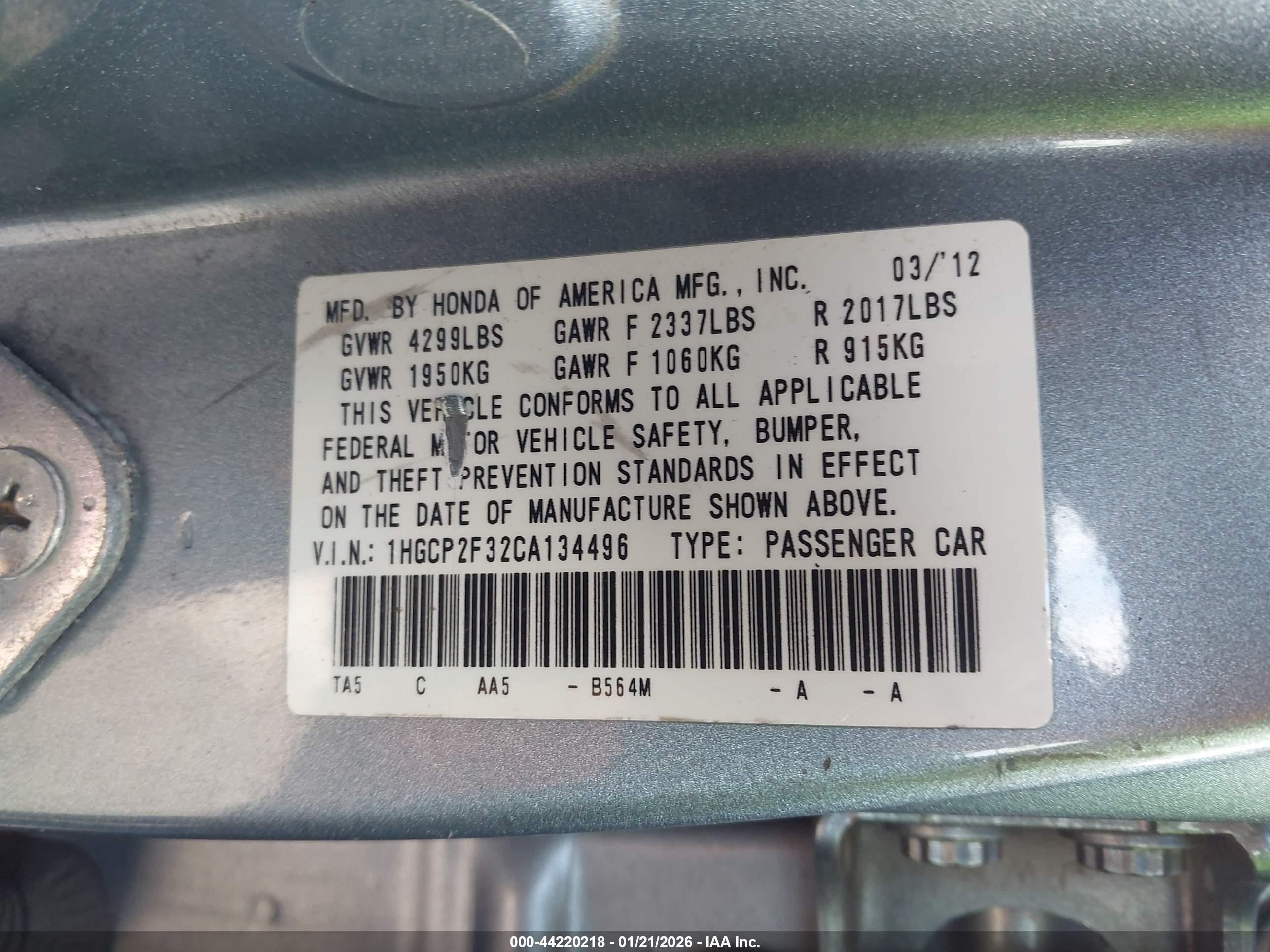 HONDA ACCORD image 9