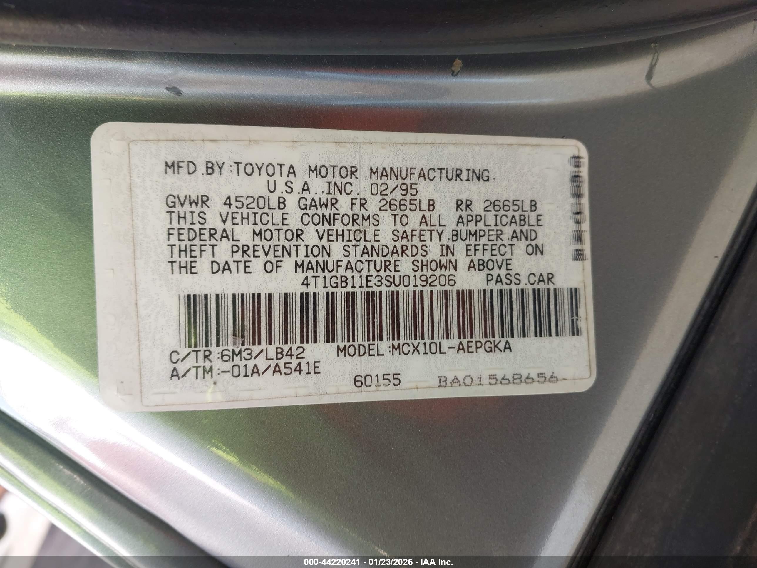 TOYOTA AVALON image 9