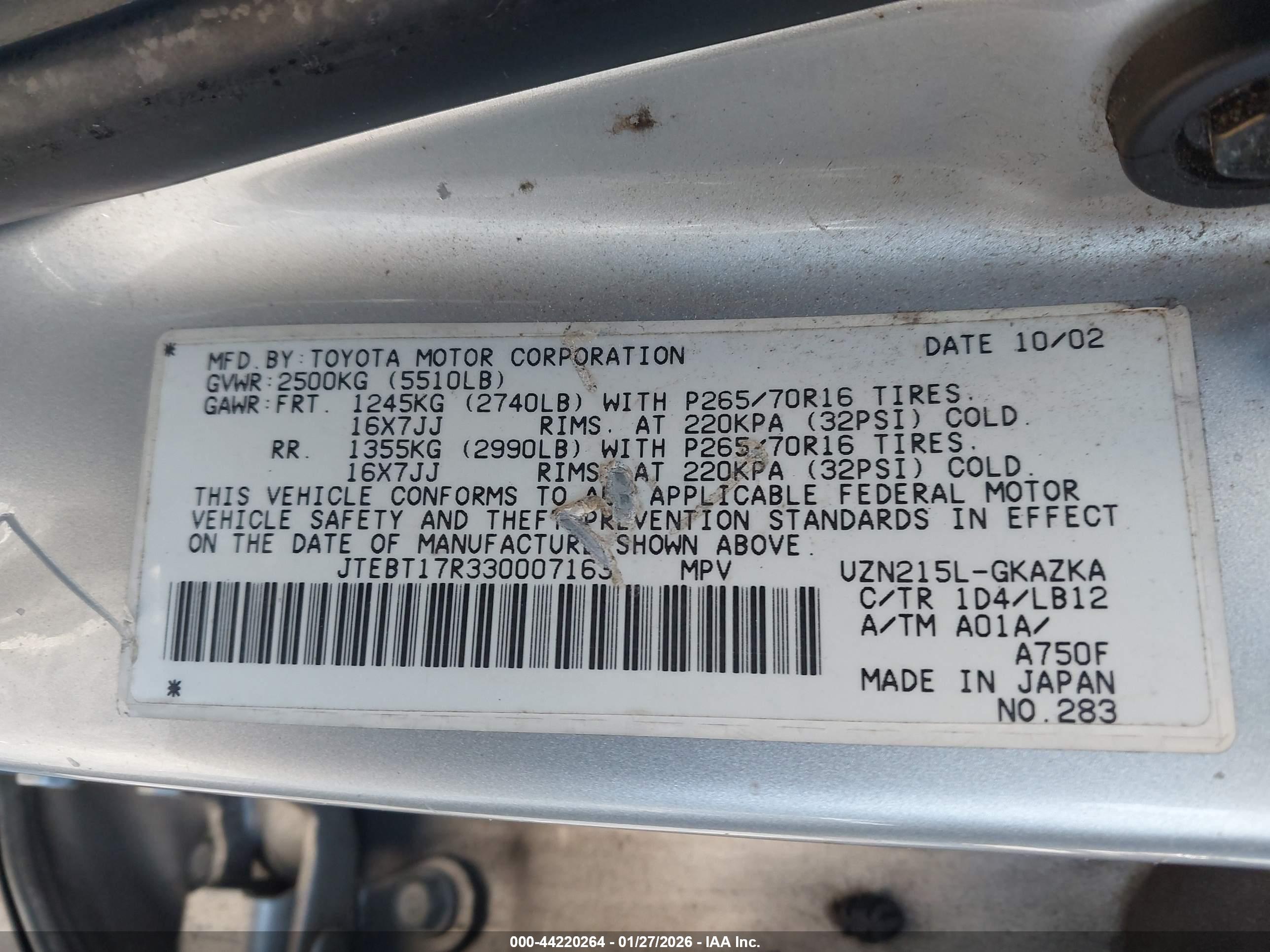 TOYOTA 4RUNNER image 9