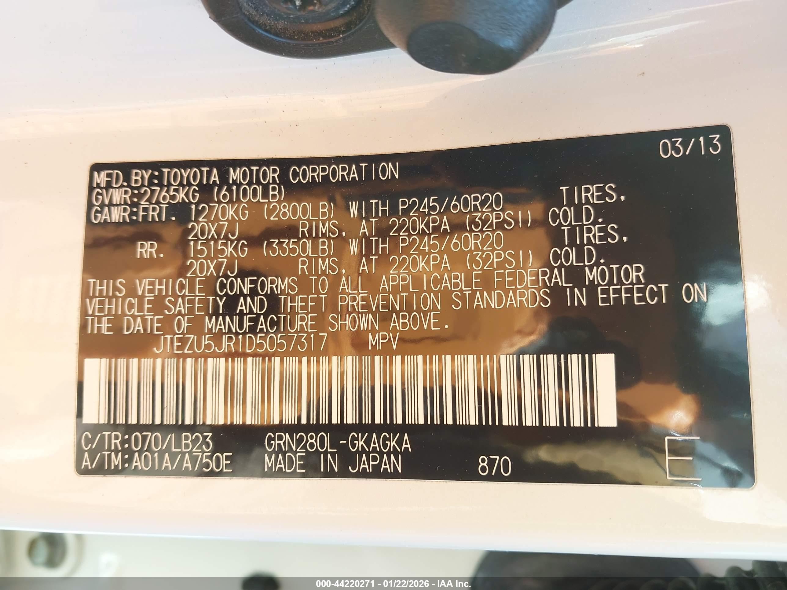 TOYOTA 4RUNNER image 9