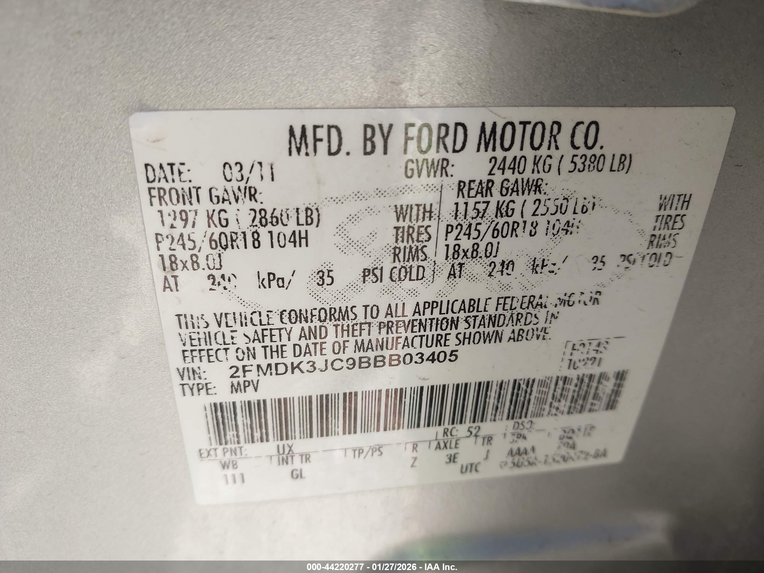 FORD EDGE image 9