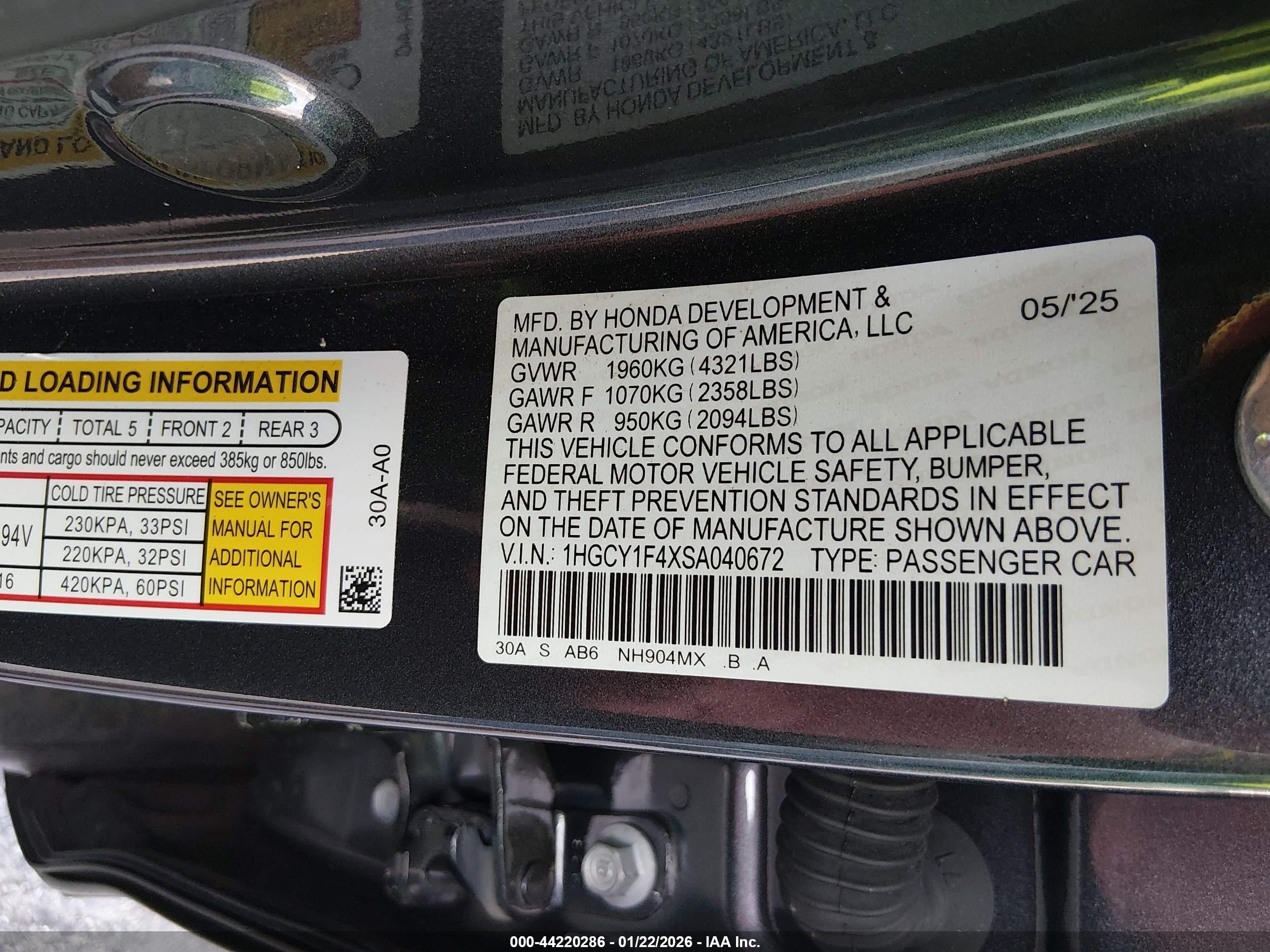 HONDA ACCORD image 9