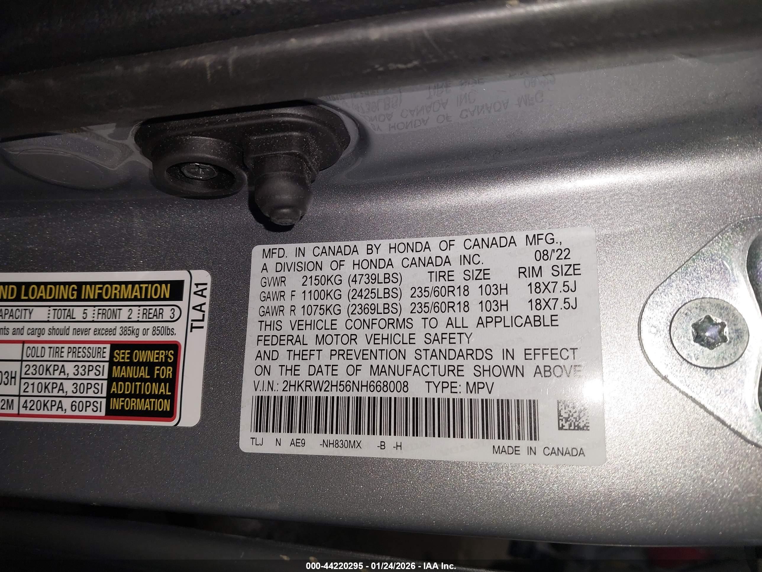 HONDA CR-V image 9