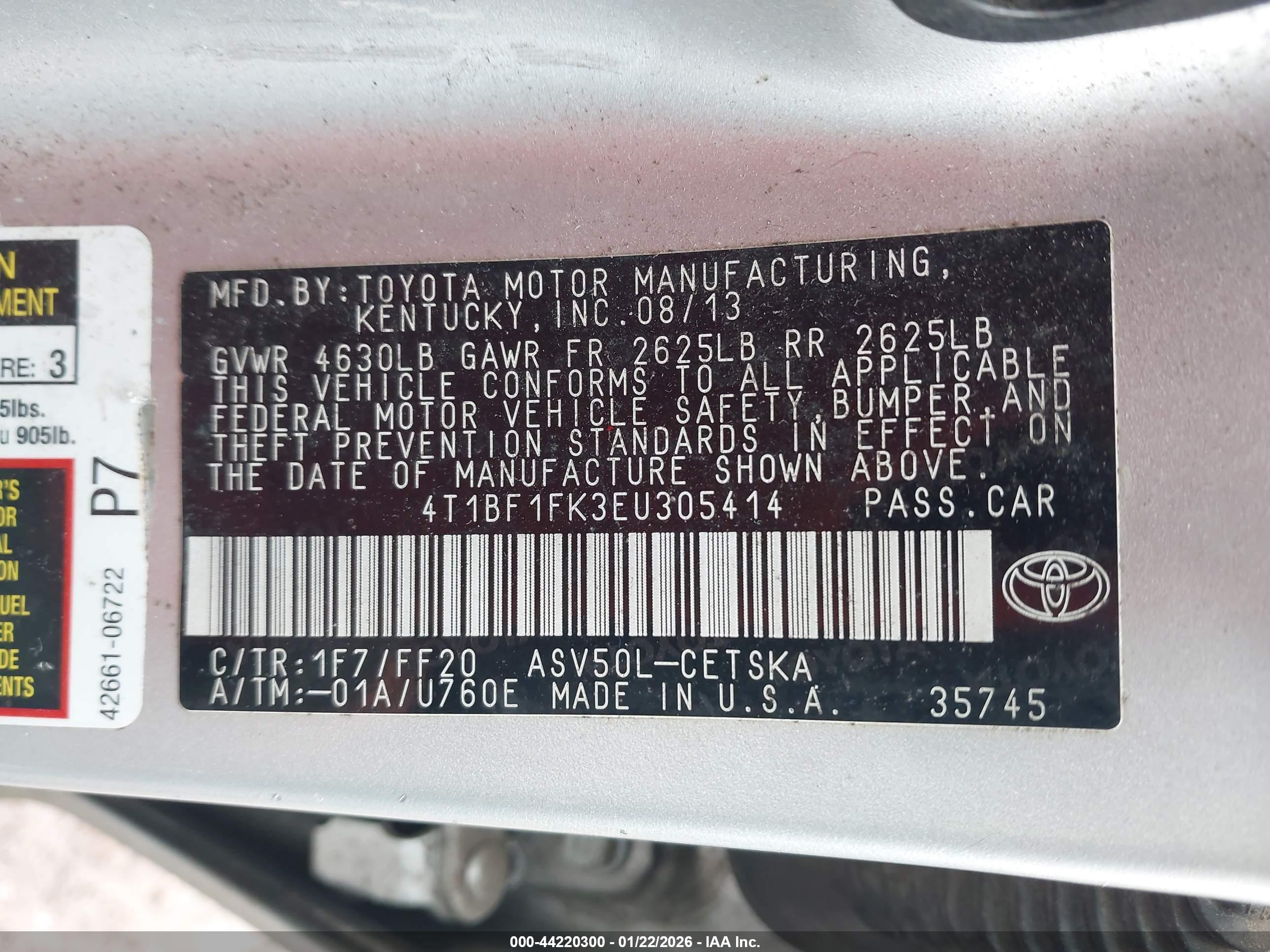 TOYOTA CAMRY image 9