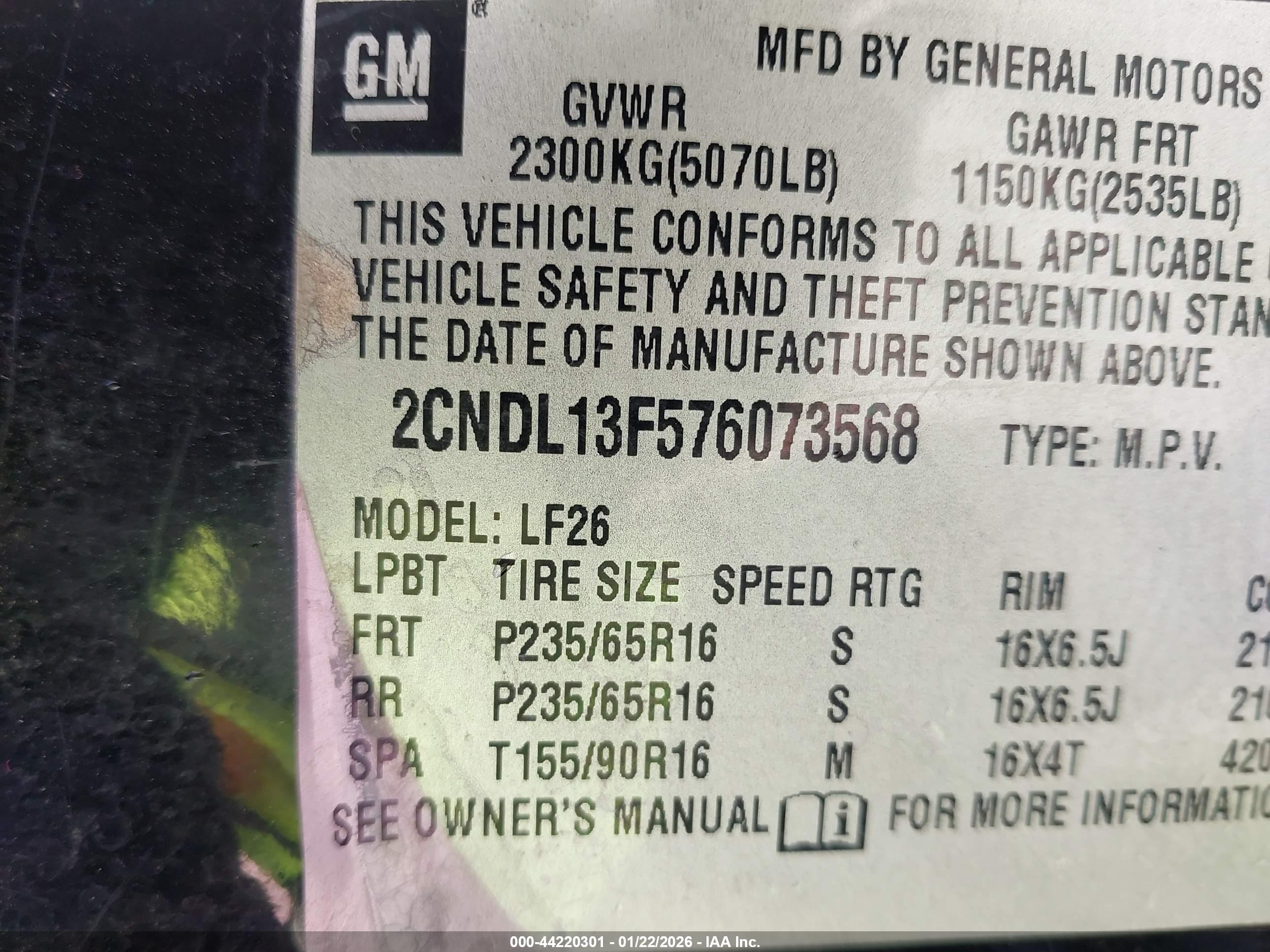 CHEVROLET EQUINOX image 9