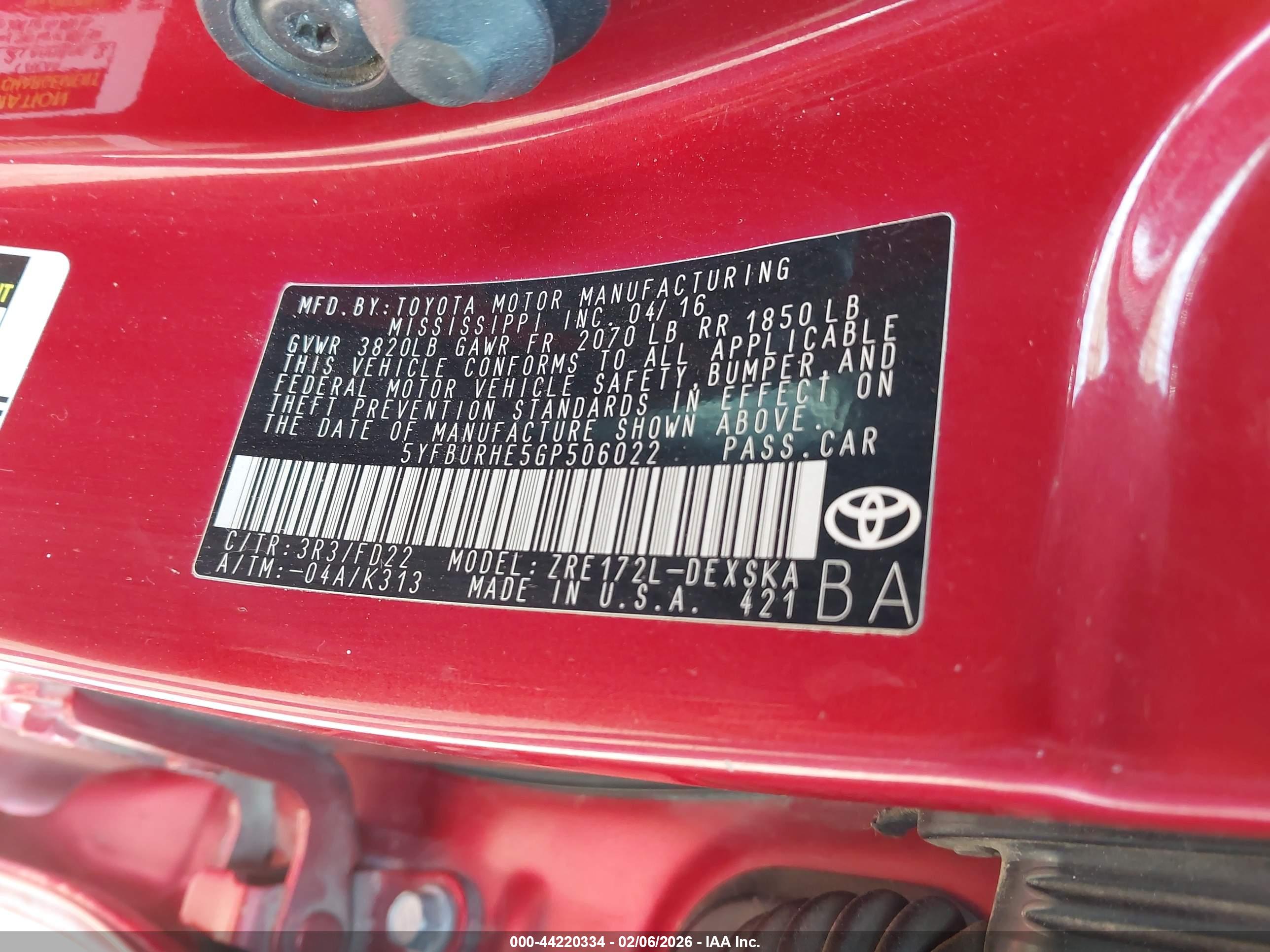 TOYOTA COROLLA image 9