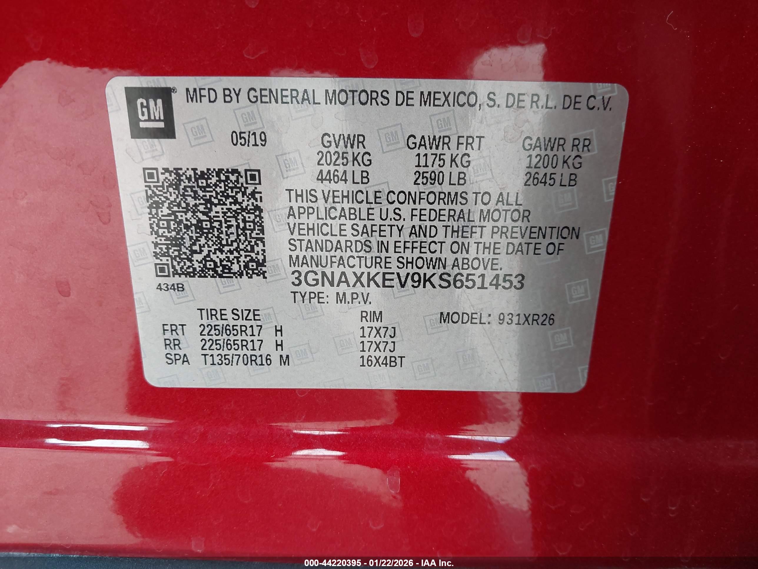 CHEVROLET EQUINOX image 9