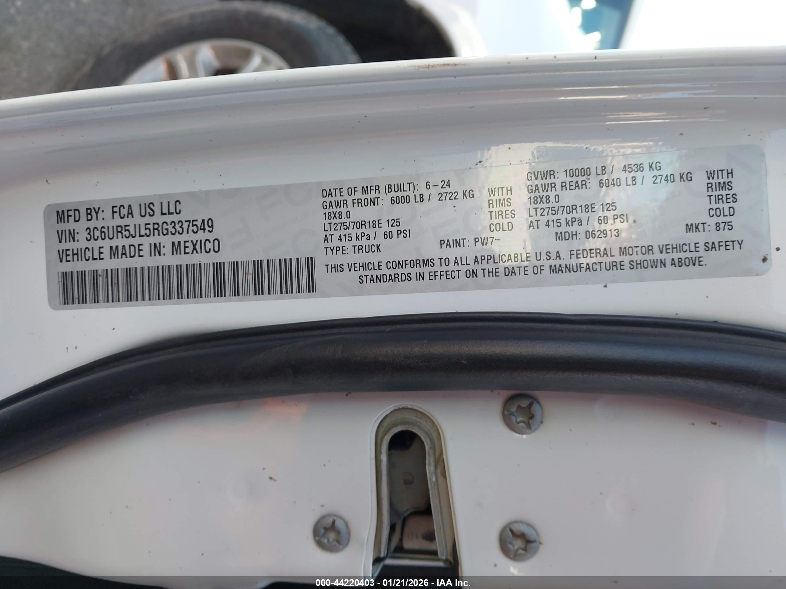 RAM 2500 image 9