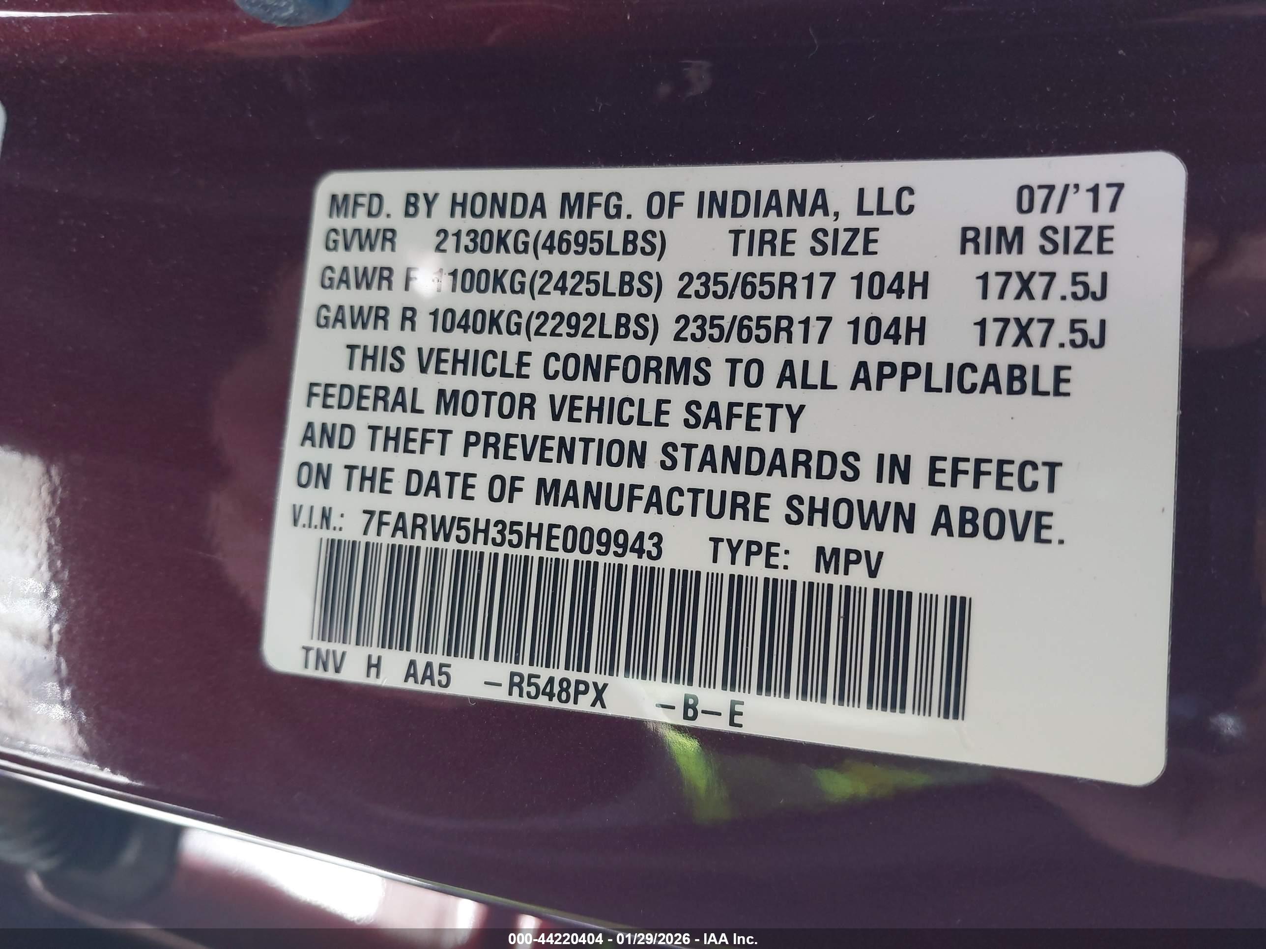 HONDA CR-V image 9