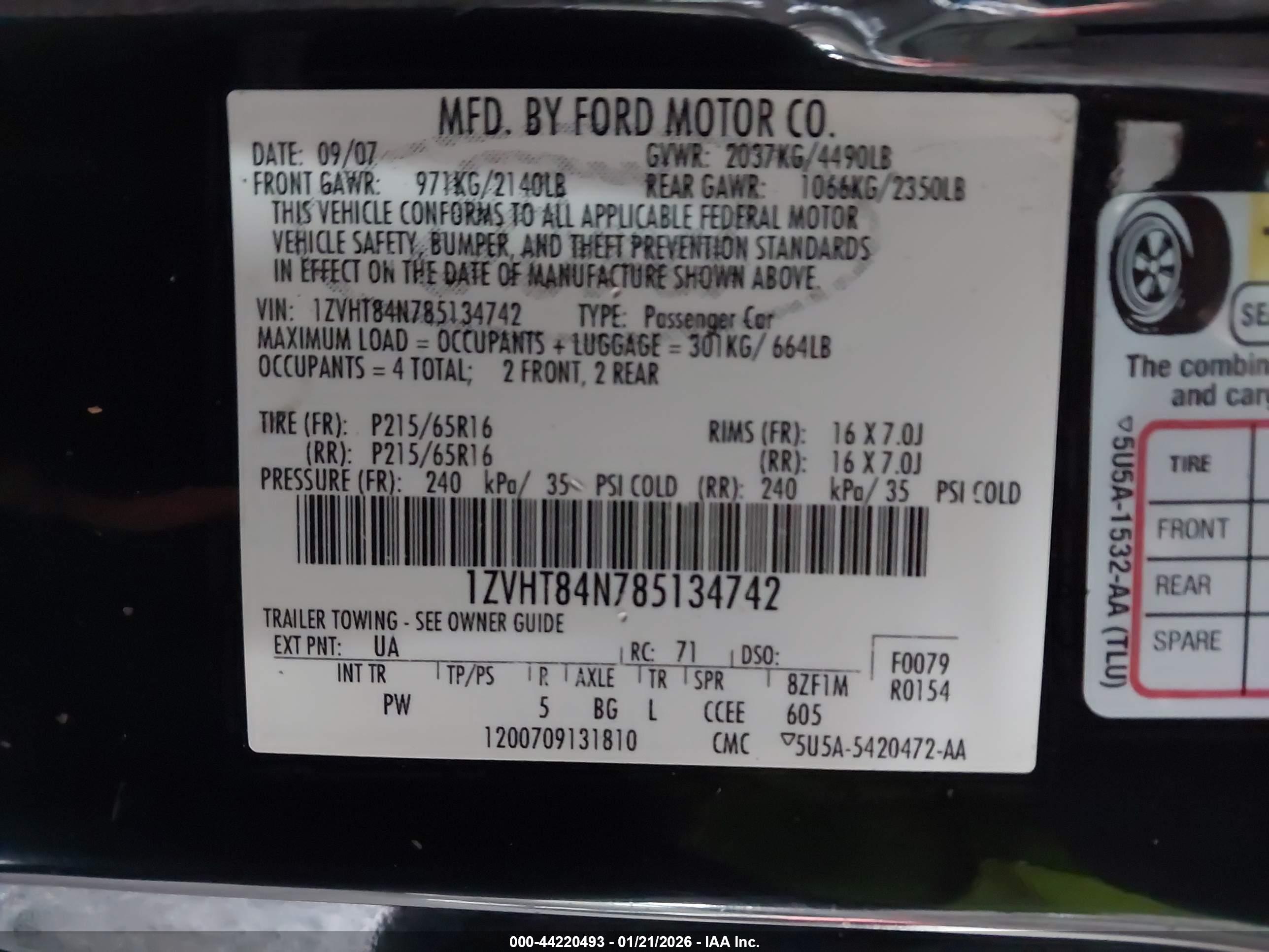 FORD MUSTANG image 9