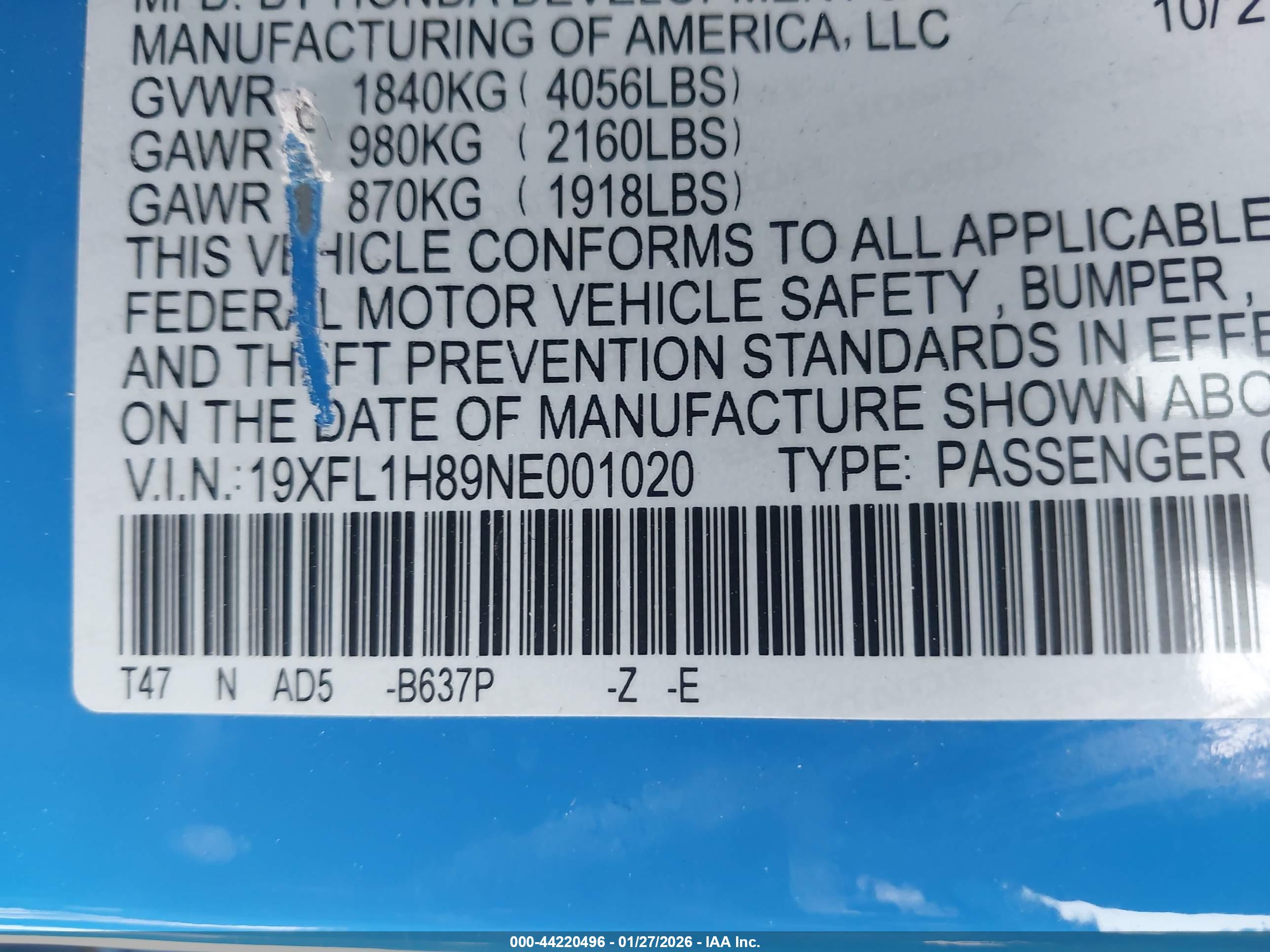 HONDA CIVIC image 9