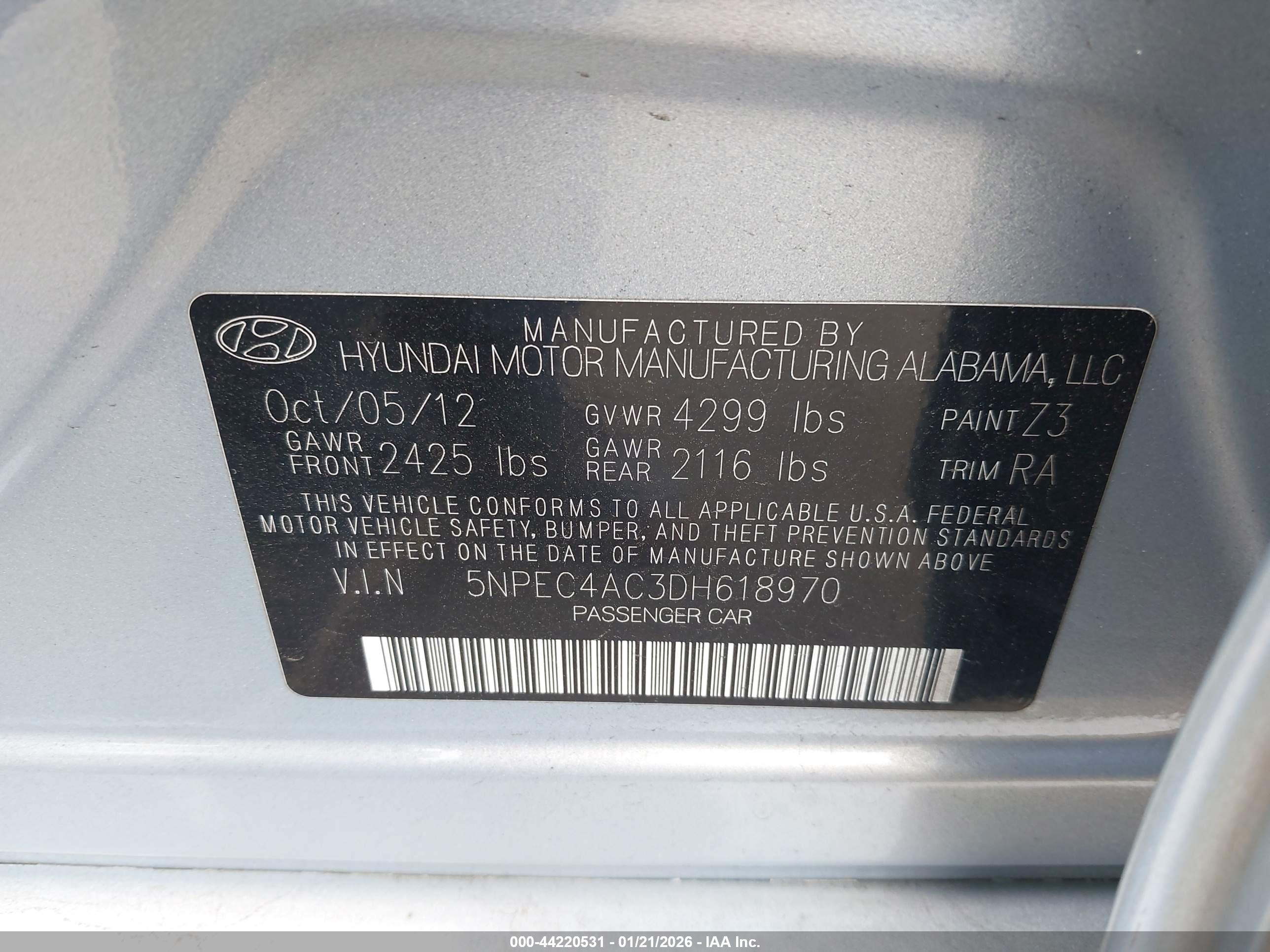 HYUNDAI SONATA image 9
