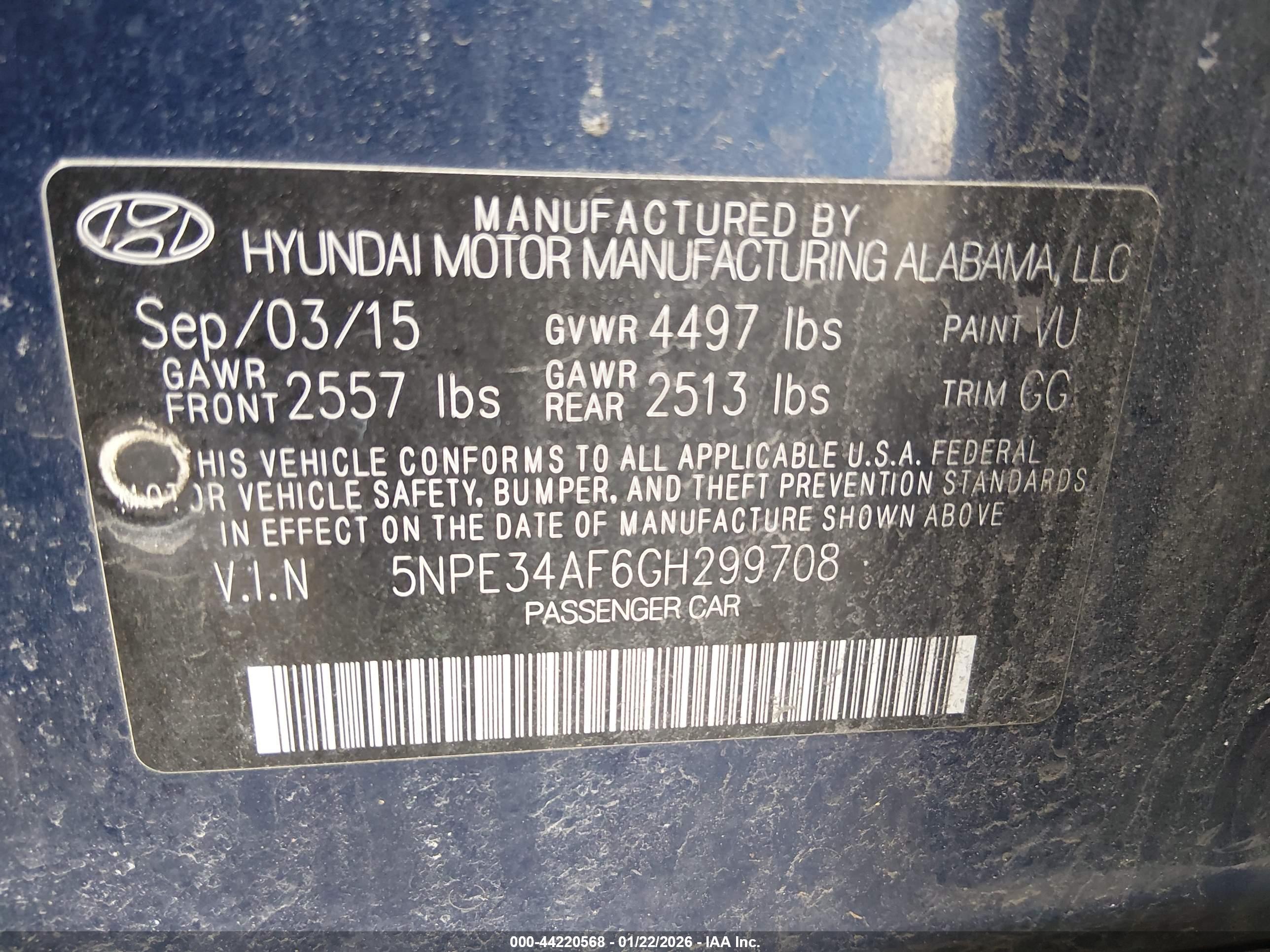 HYUNDAI SONATA image 9