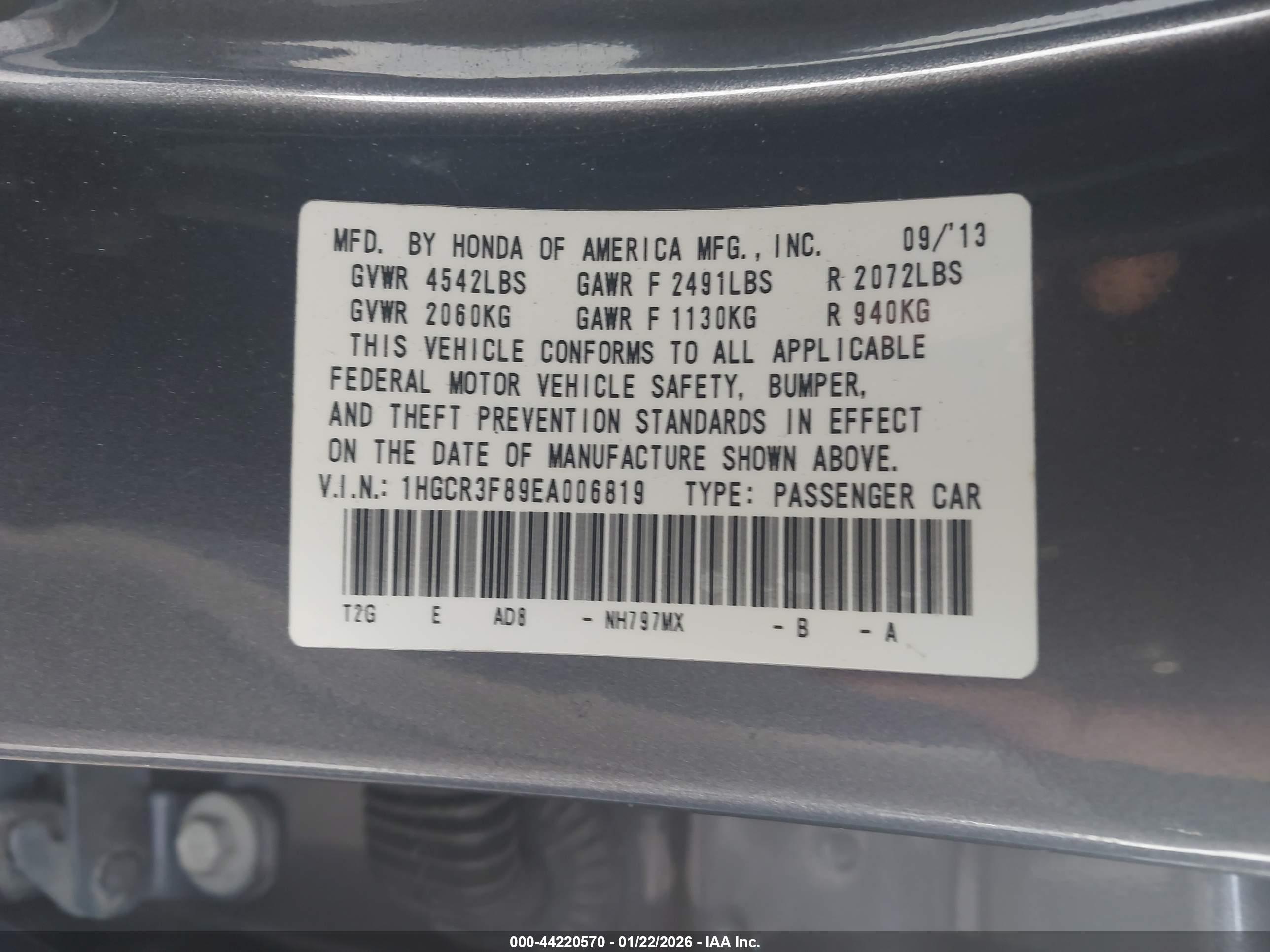 HONDA ACCORD image 9