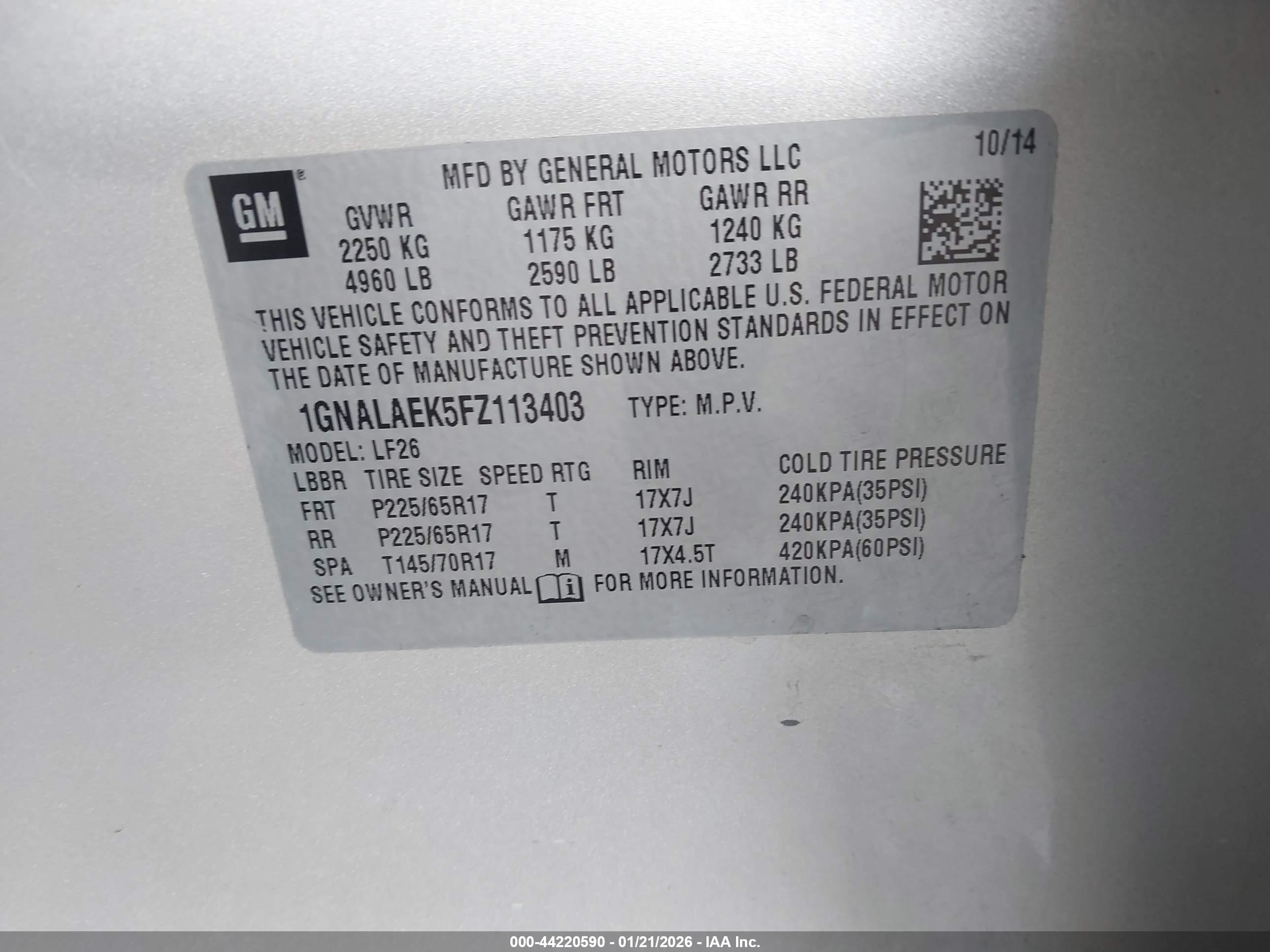 CHEVROLET EQUINOX image 9
