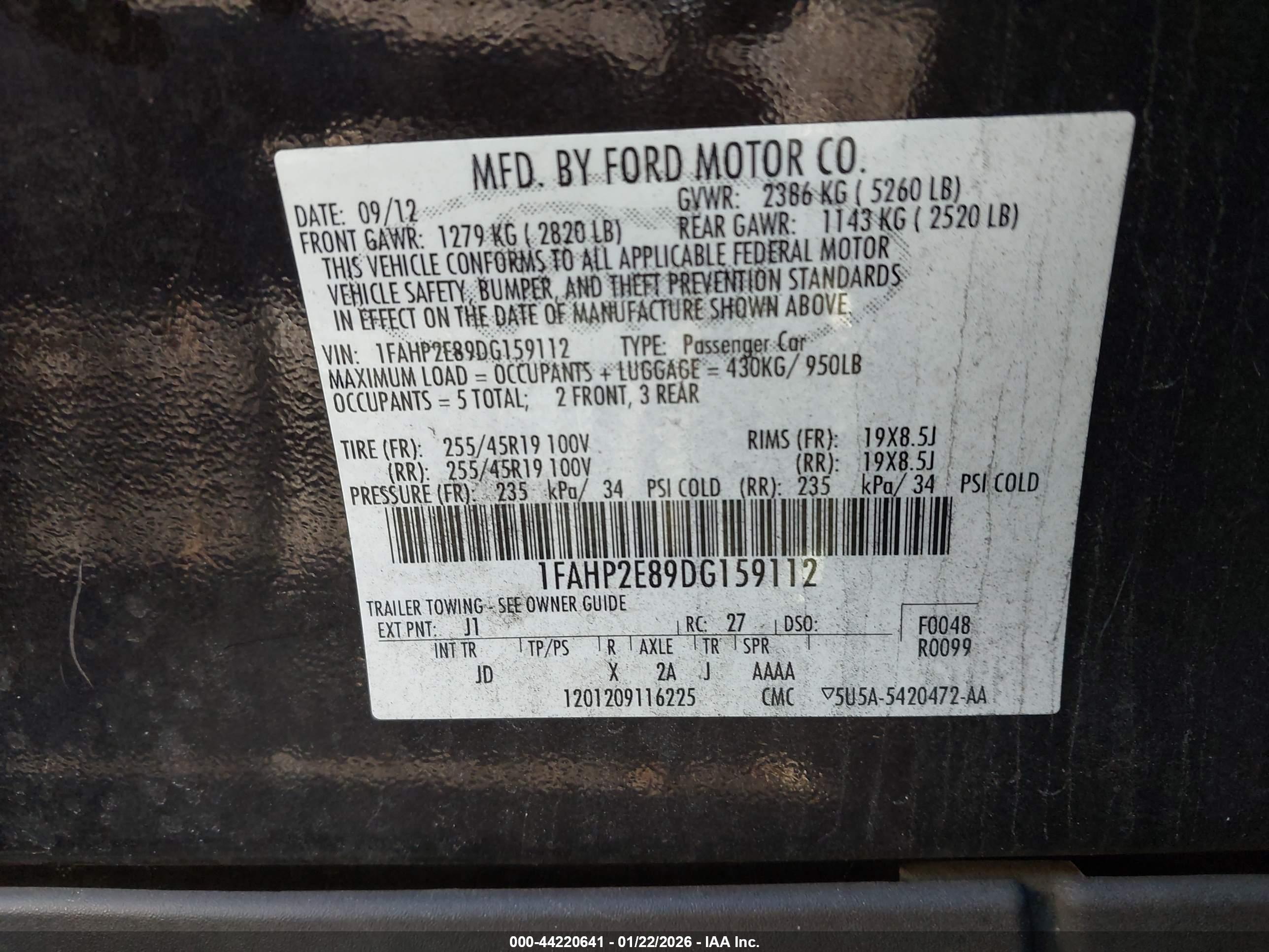 FORD TAURUS image 9