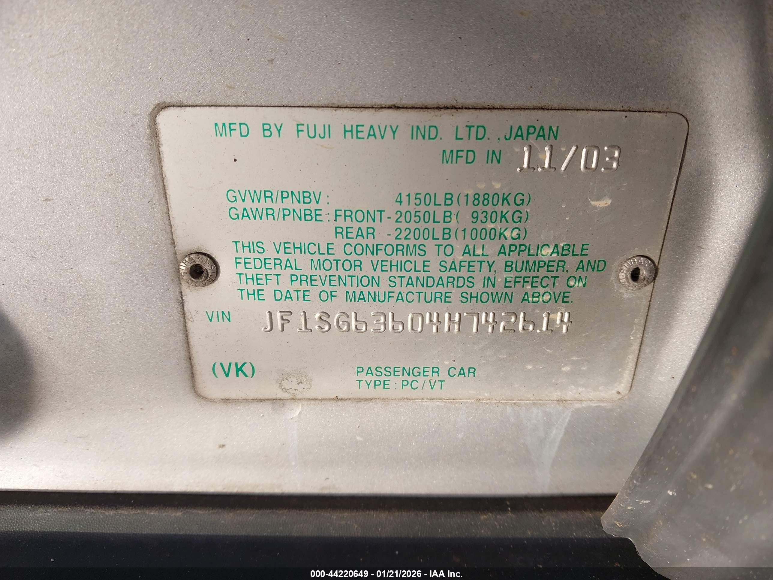 SUBARU FORESTER image 9