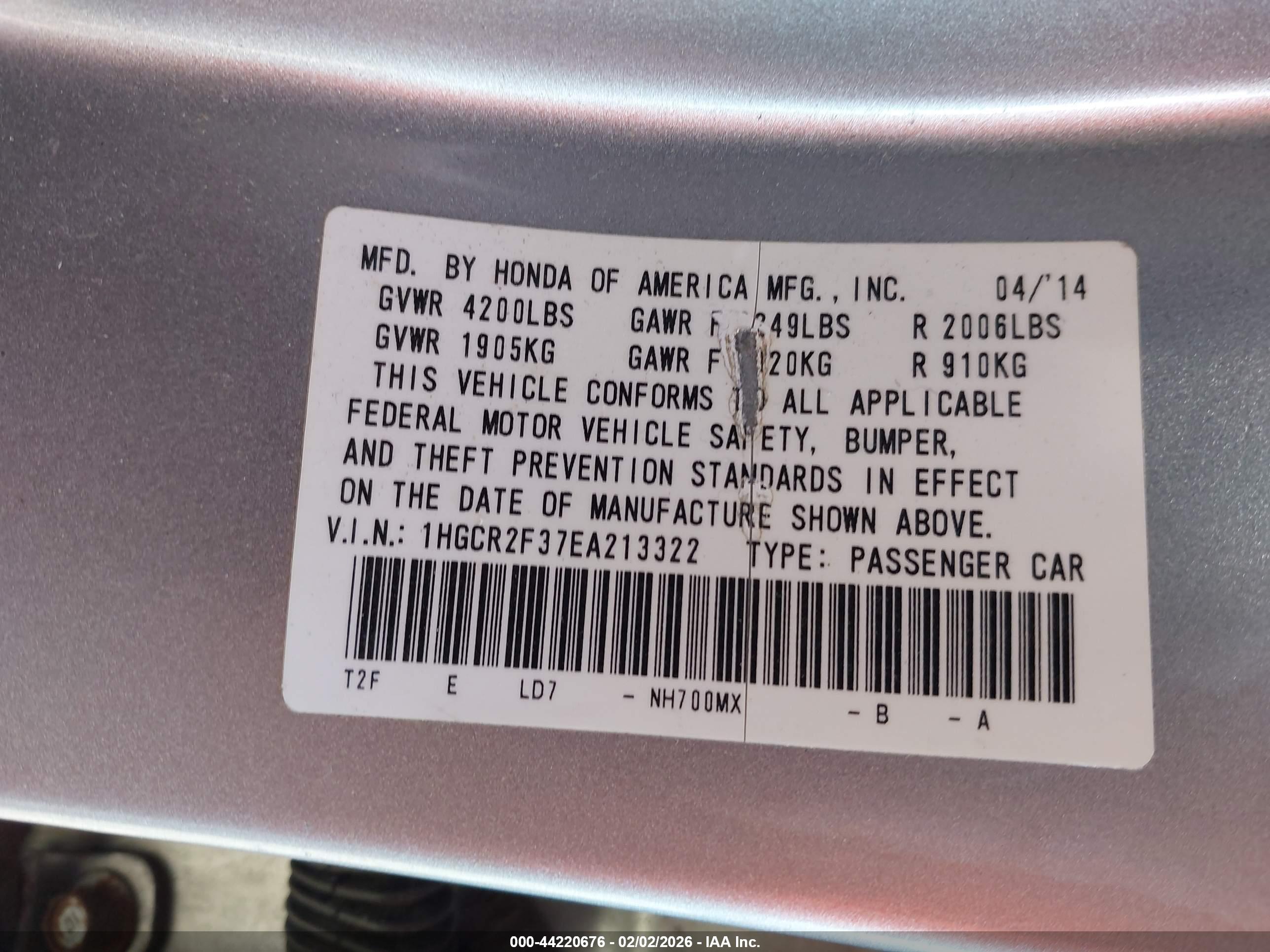 HONDA ACCORD image 9