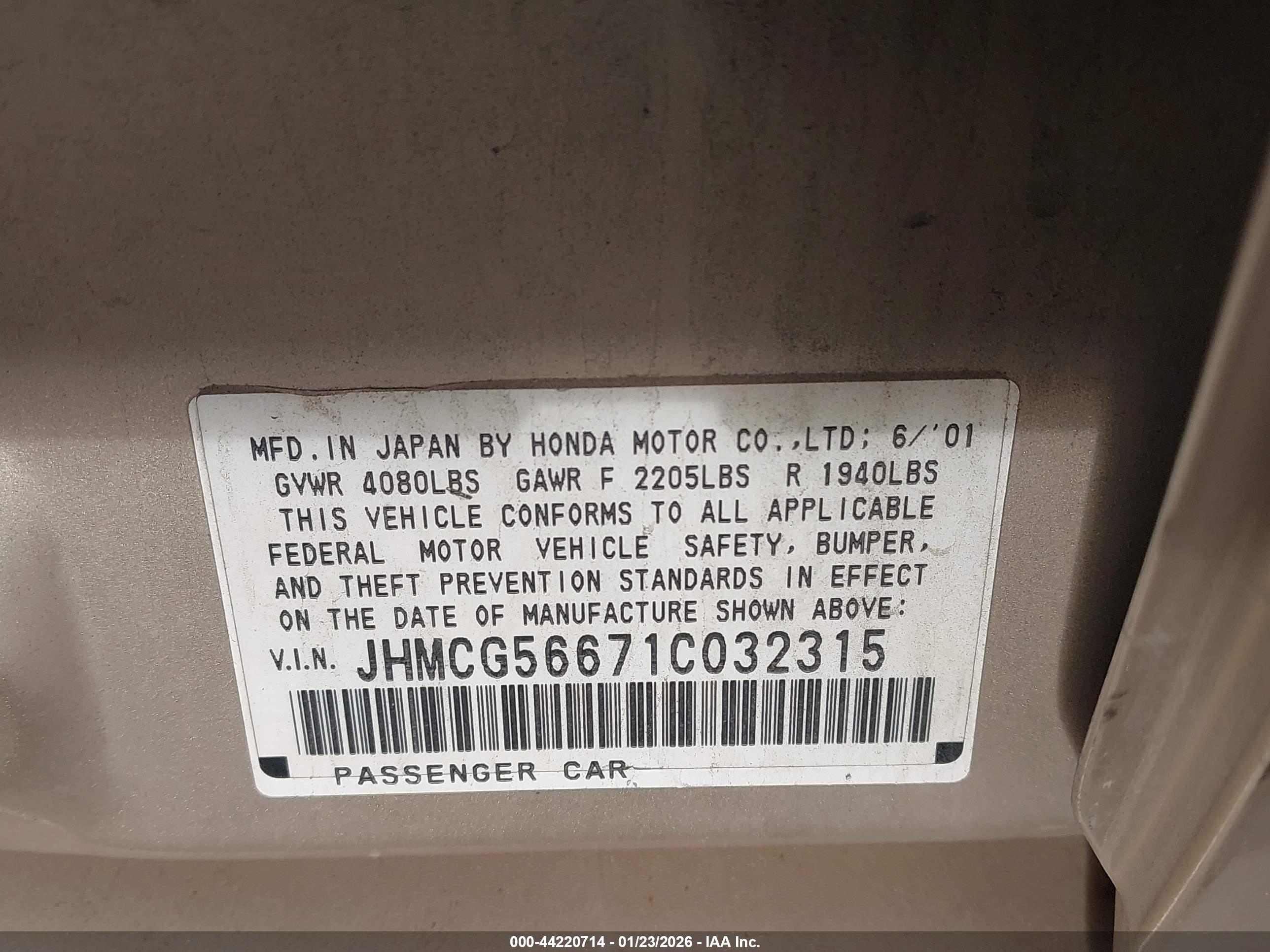 HONDA ACCORD image 9