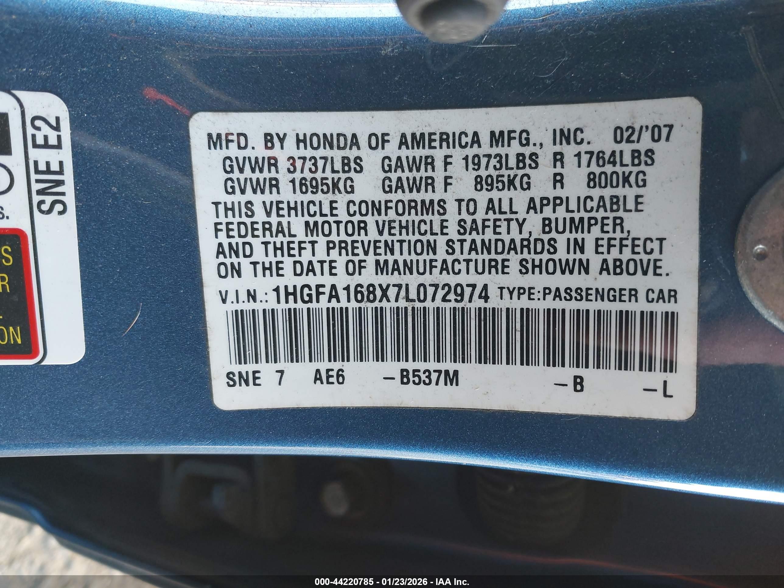 HONDA CIVIC image 9