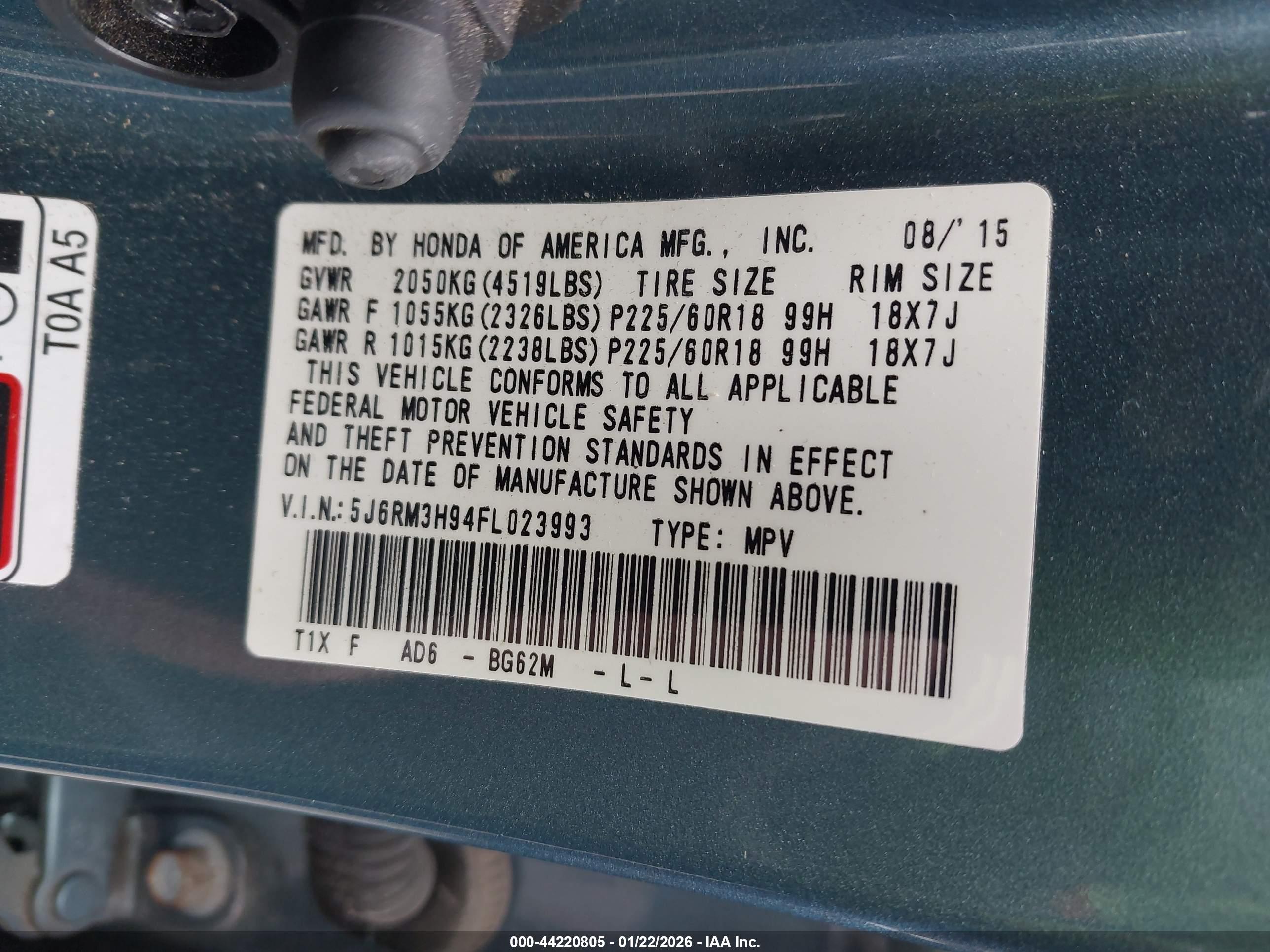 HONDA CR-V image 9