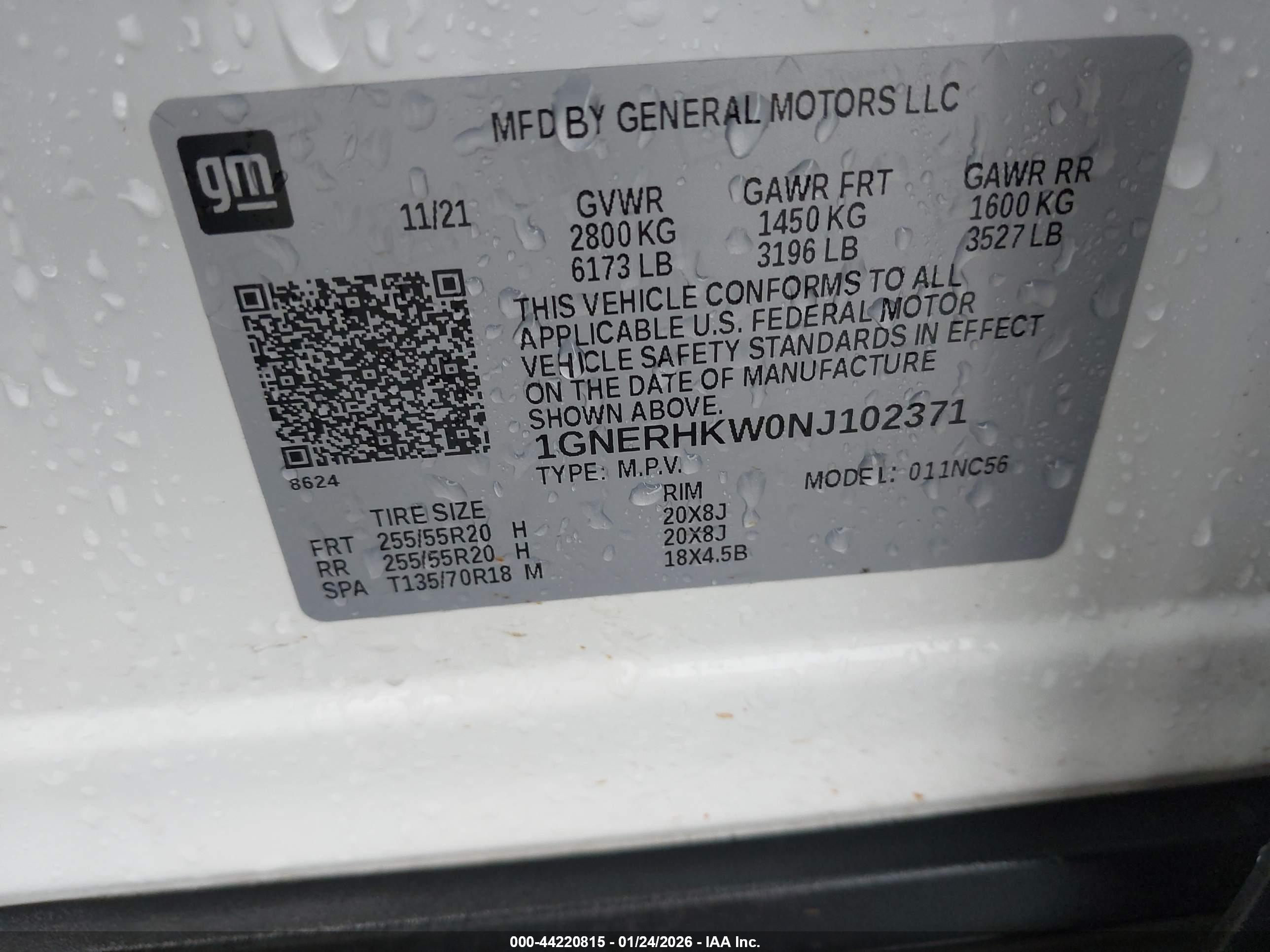 CHEVROLET TRAVERSE image 9