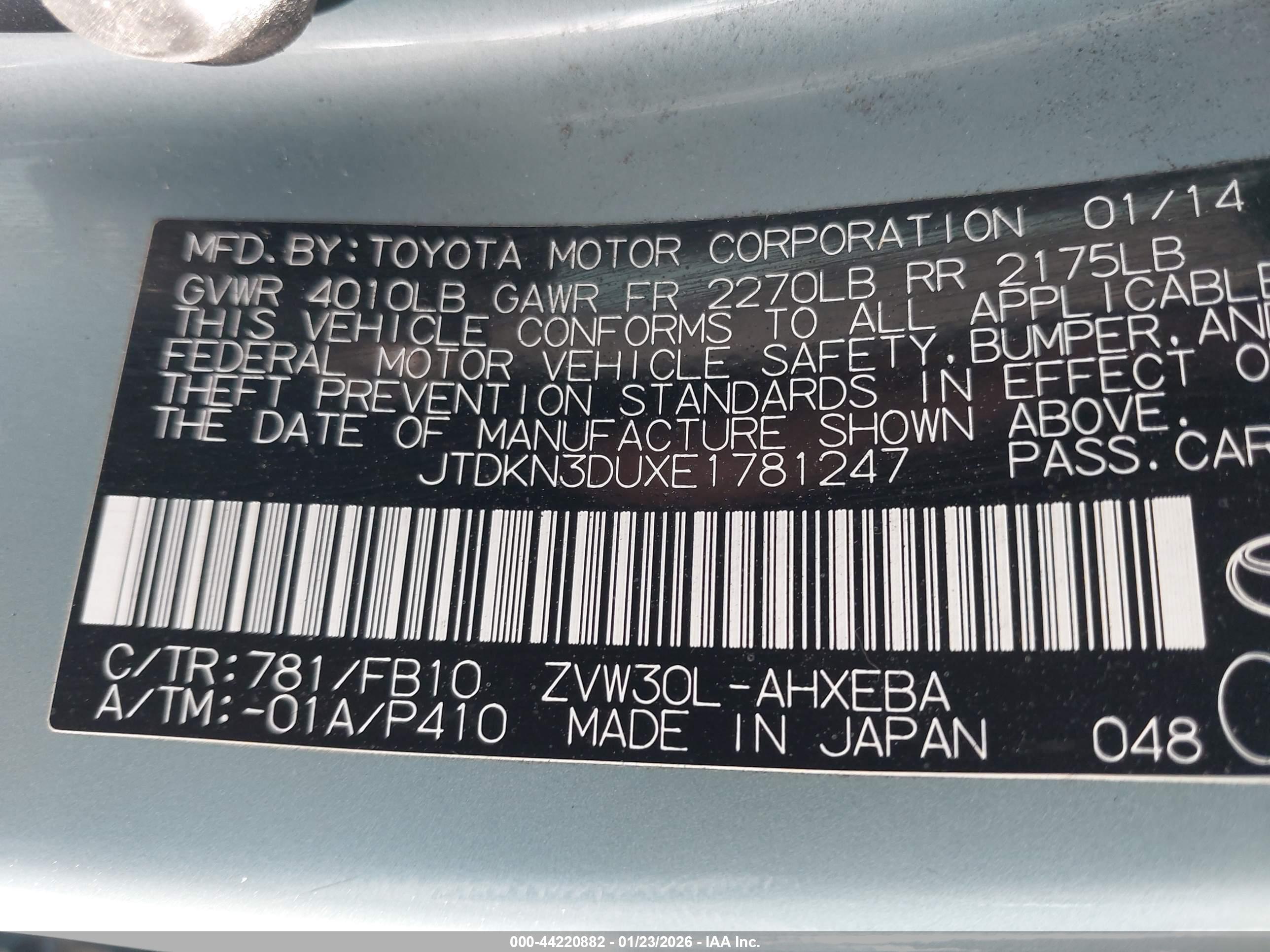 TOYOTA PRIUS image 9